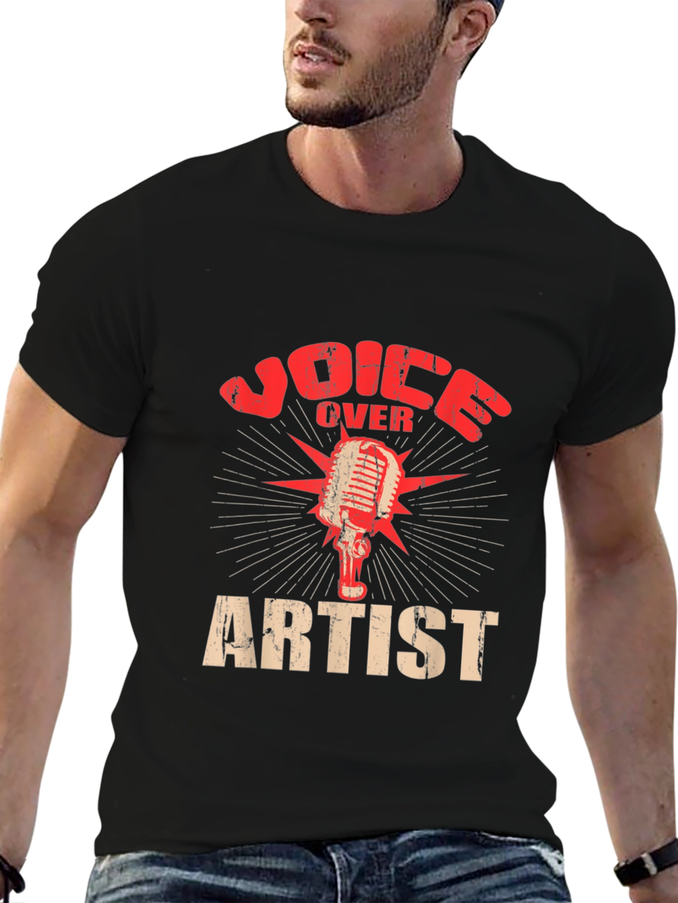 Voice Over Artist Black T-Shirt