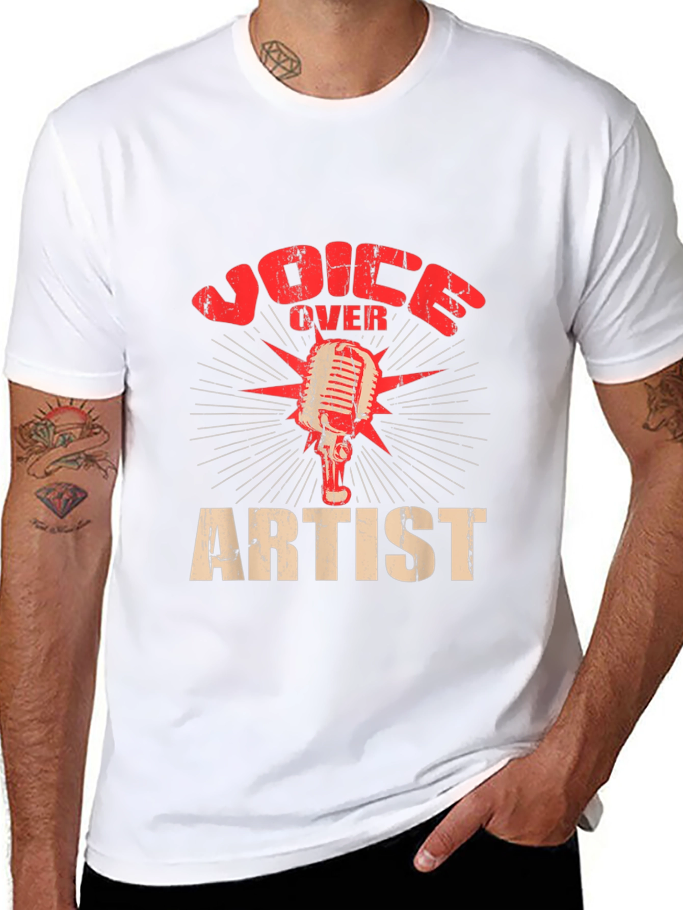Voice Over Artist Black T-Shirt