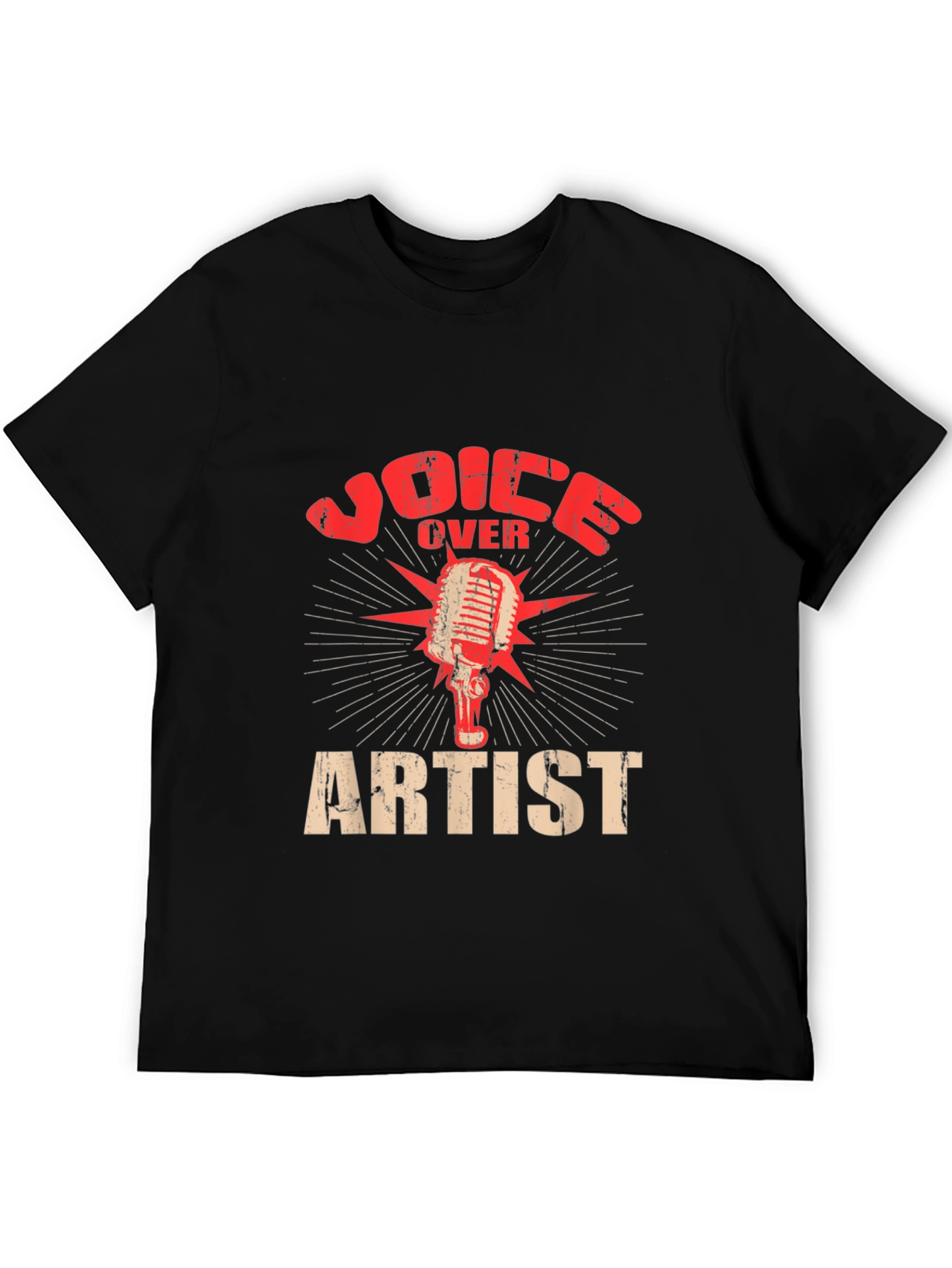 Voice Over Artist Black T-Shirt