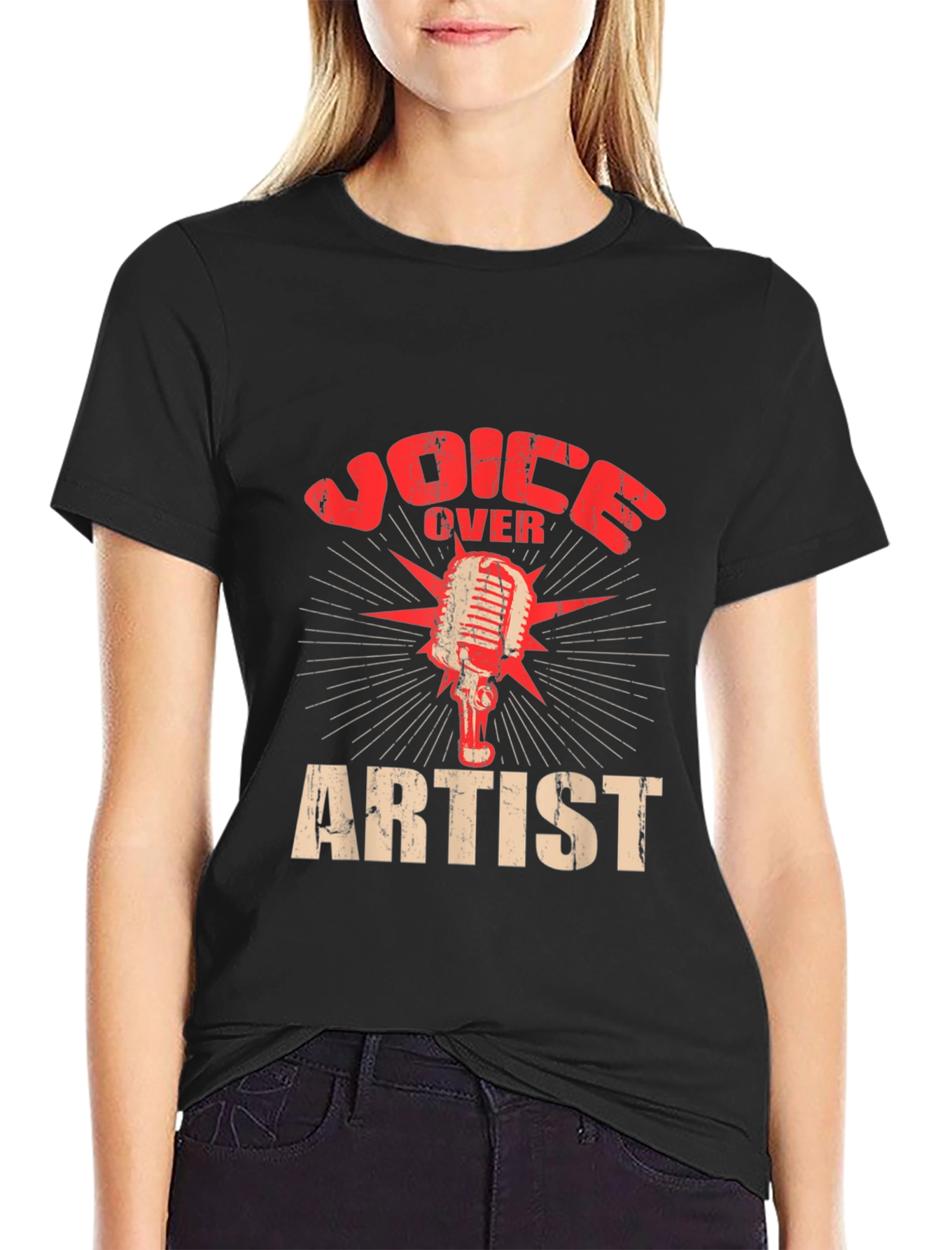 Voice Over Artist Black T-Shirt