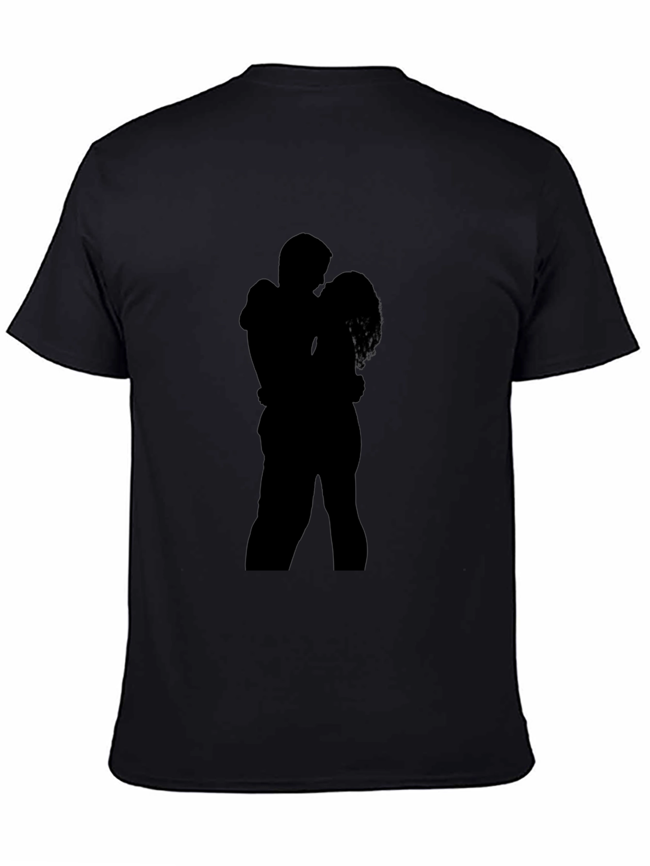Silhouette Embrace T-Shirt - Romantic Design