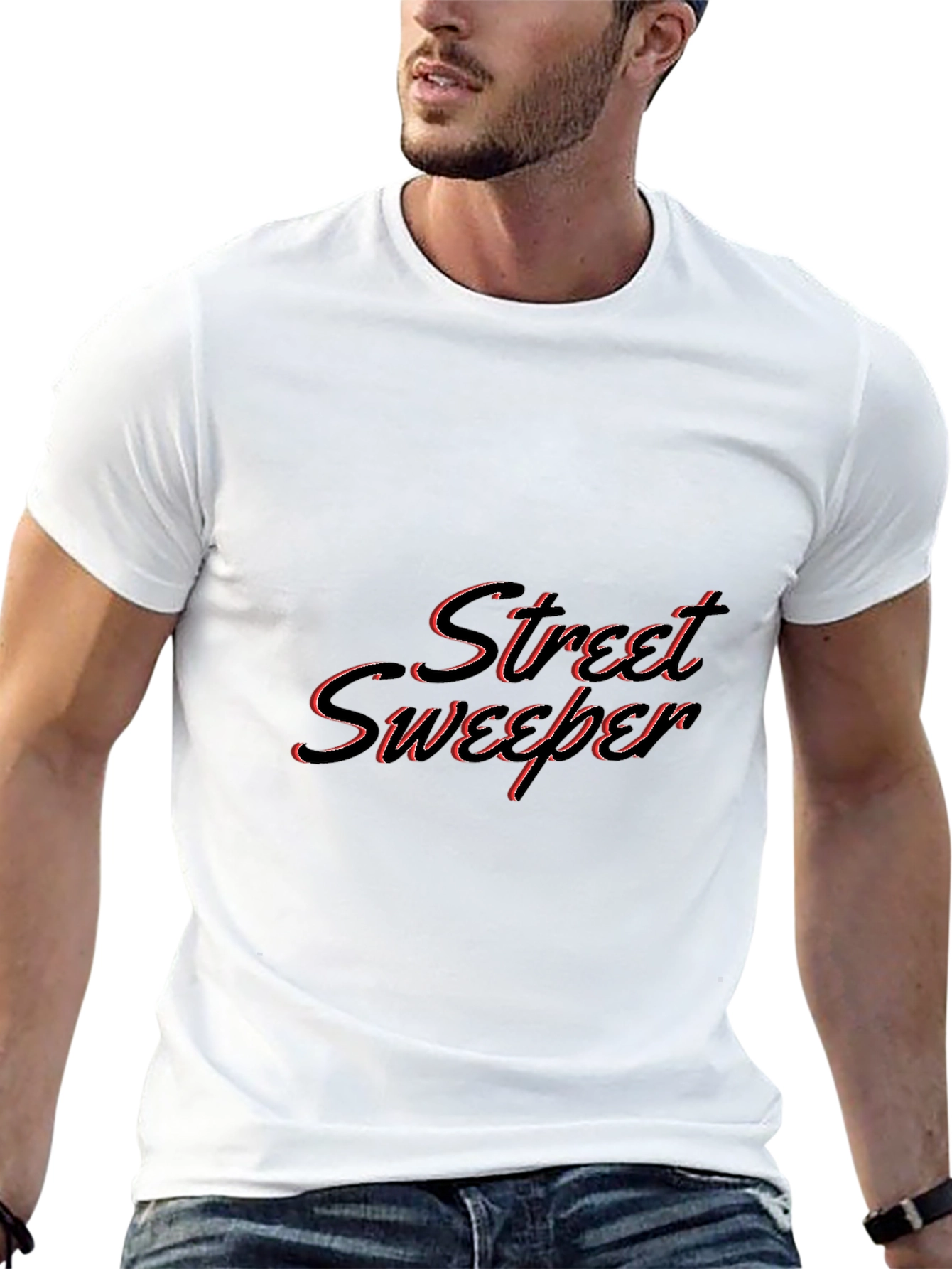 Street Sweeper Black Graphic T-Shirt