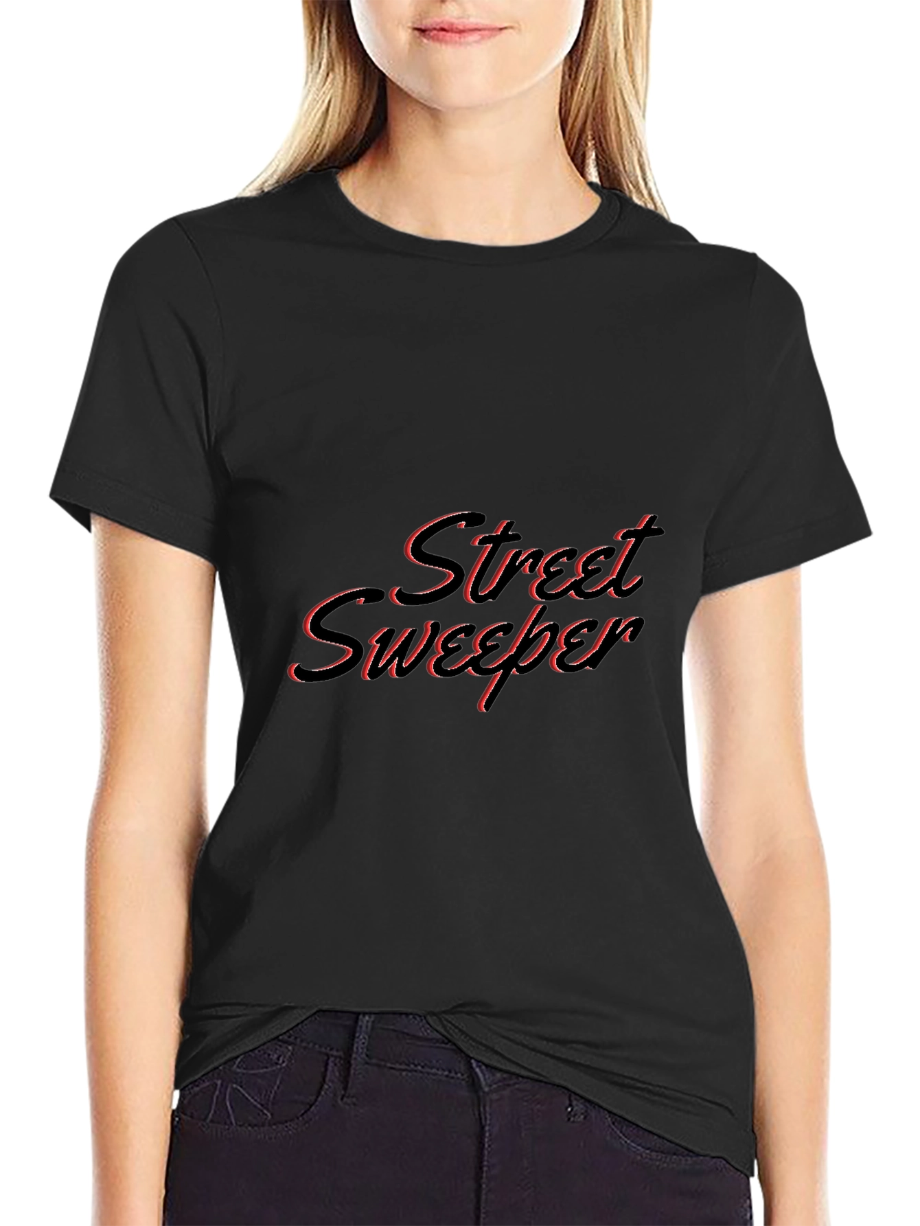 Street Sweeper Black Graphic T-Shirt
