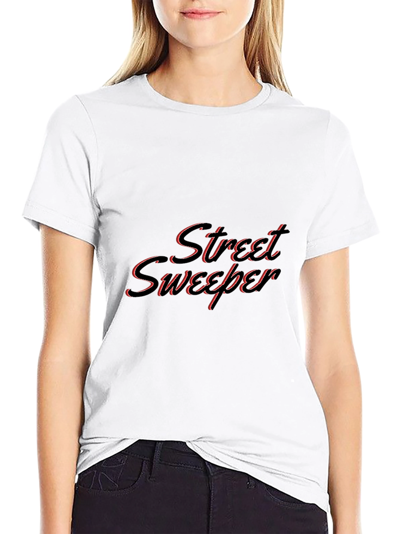 Street Sweeper Black Graphic T-Shirt