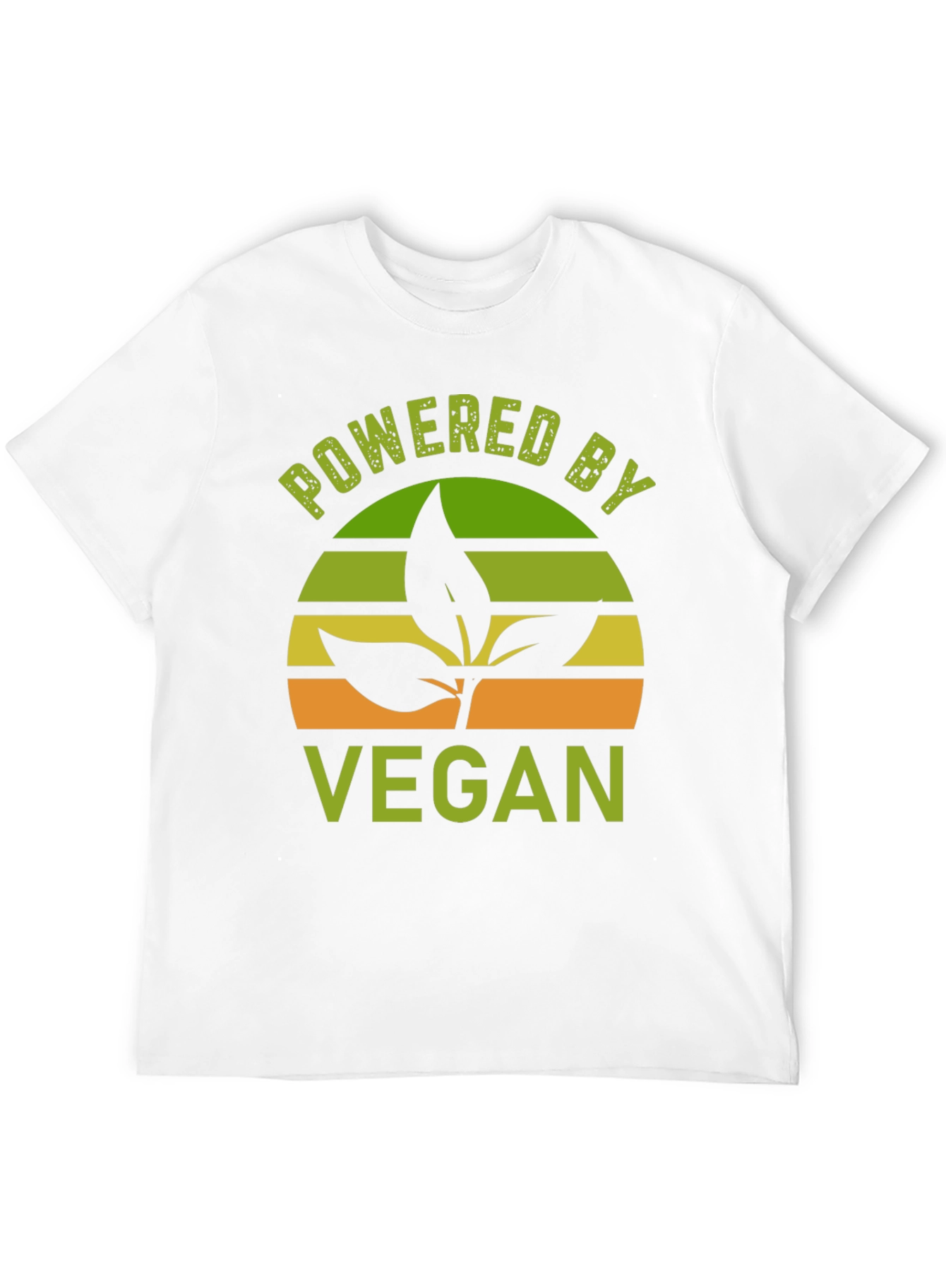 Powered By Vegan T-Shirt - Plant Based Lifestyle Tee