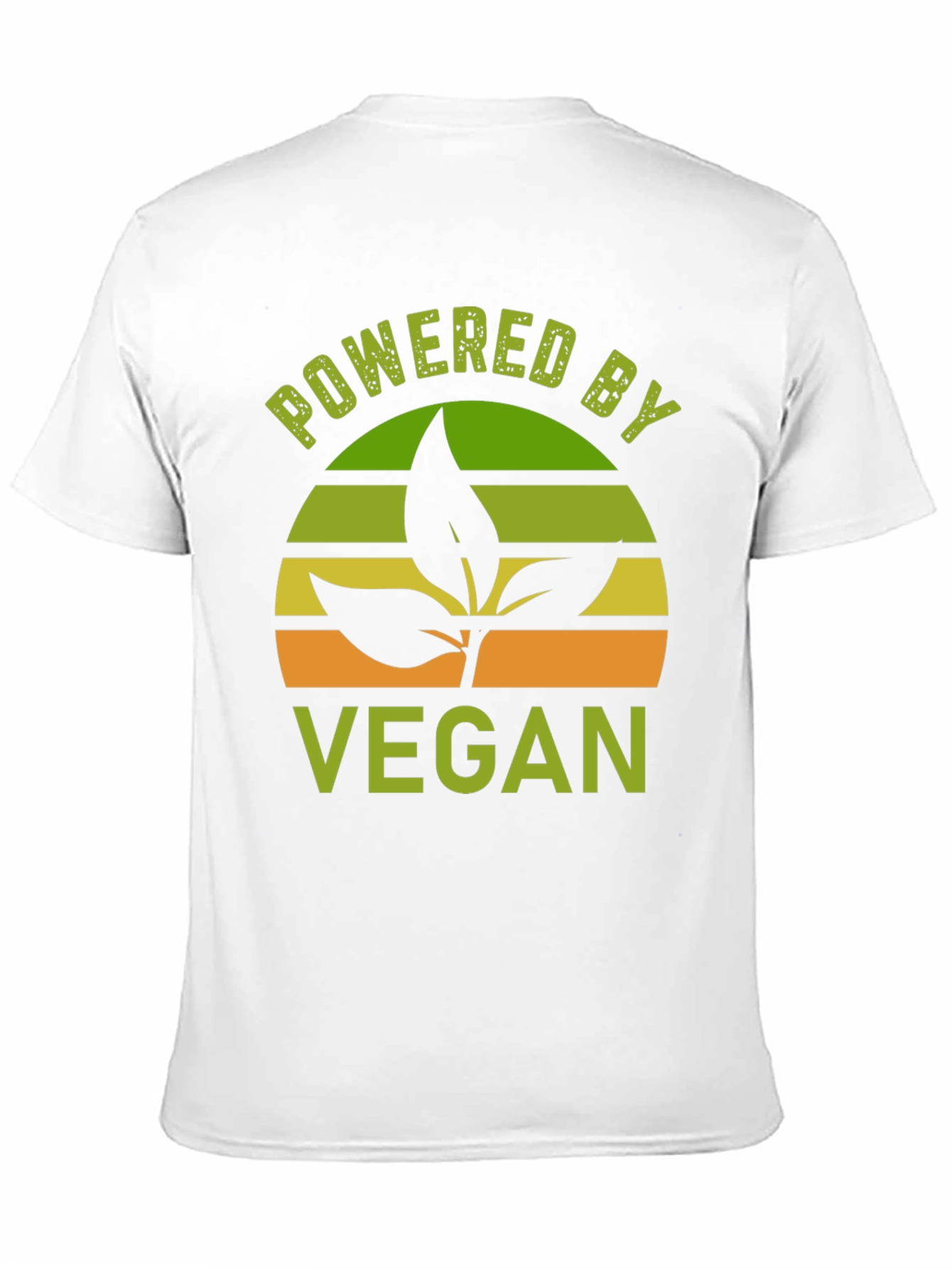 Powered By Vegan T-Shirt - Plant Based Lifestyle Tee