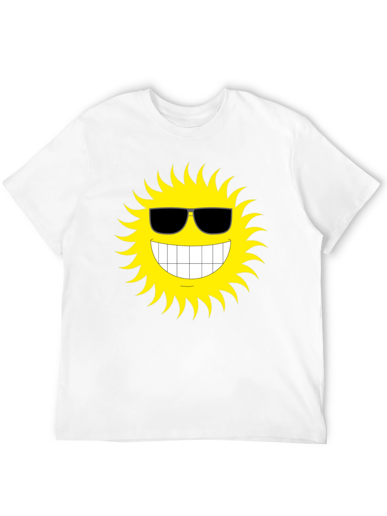 Cool Sun Graphic T-Shirt - Black Cotton Tee