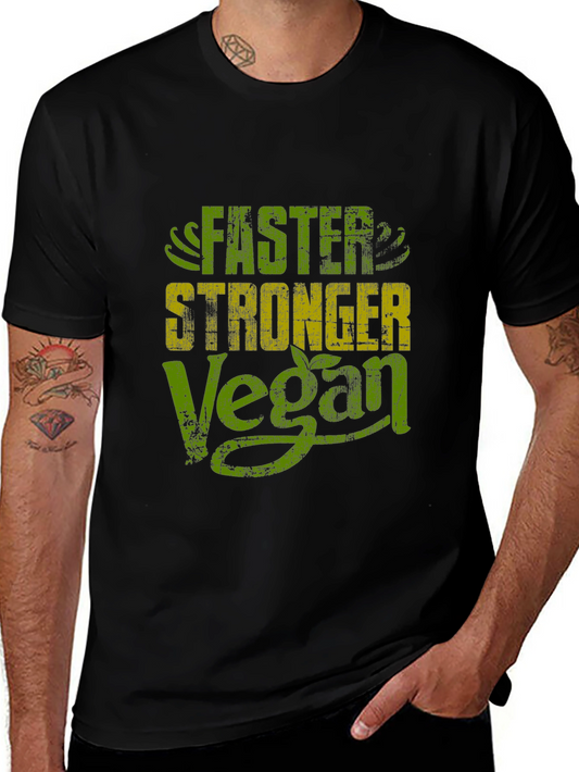 Vegan Power Tee - Faster Stronger Lifestyle Shirt