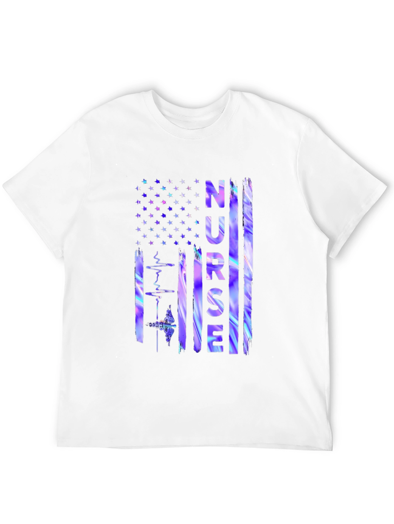 Nurse American Flag T-Shirt