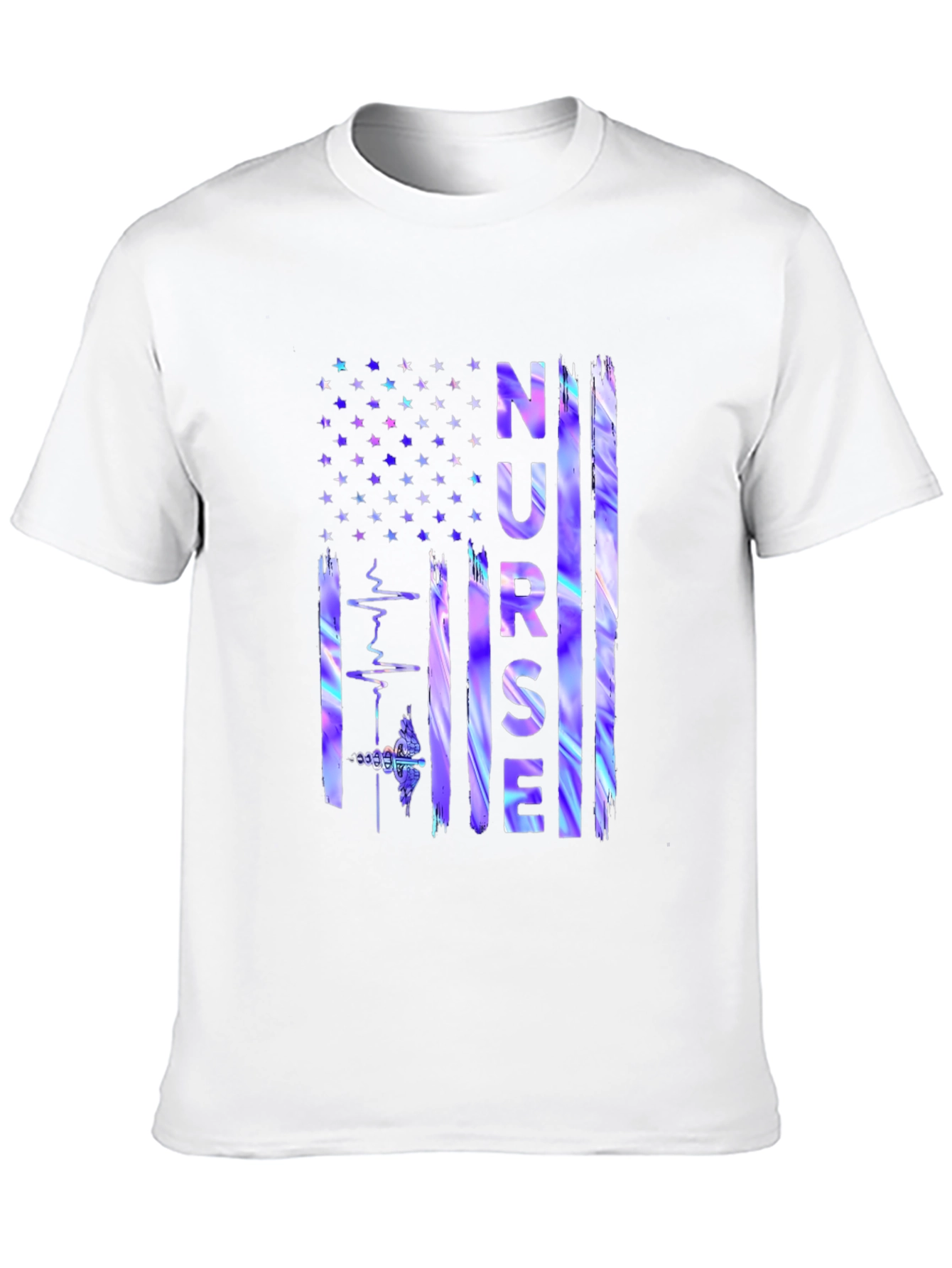 Nurse American Flag T-Shirt