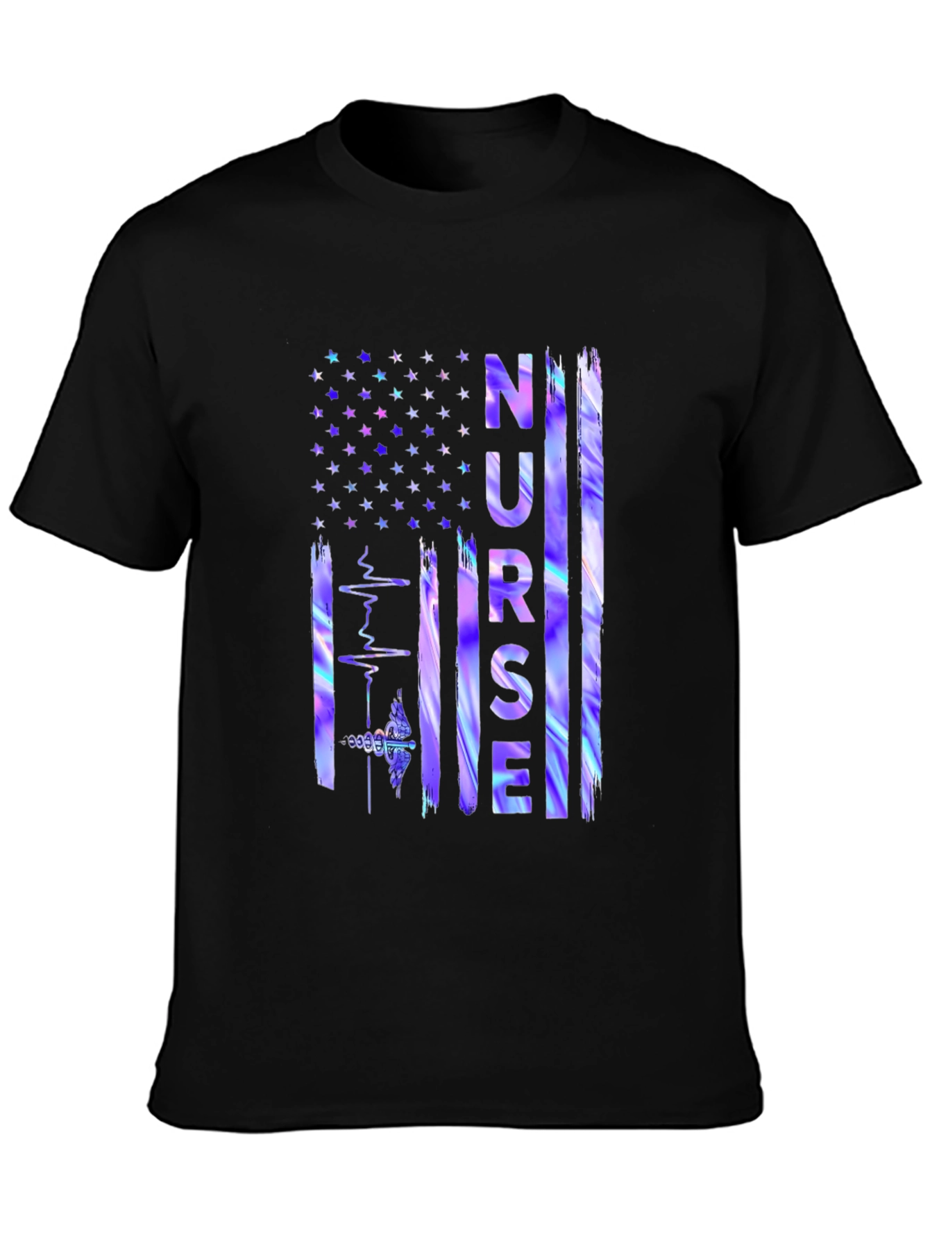 Nurse American Flag T-Shirt