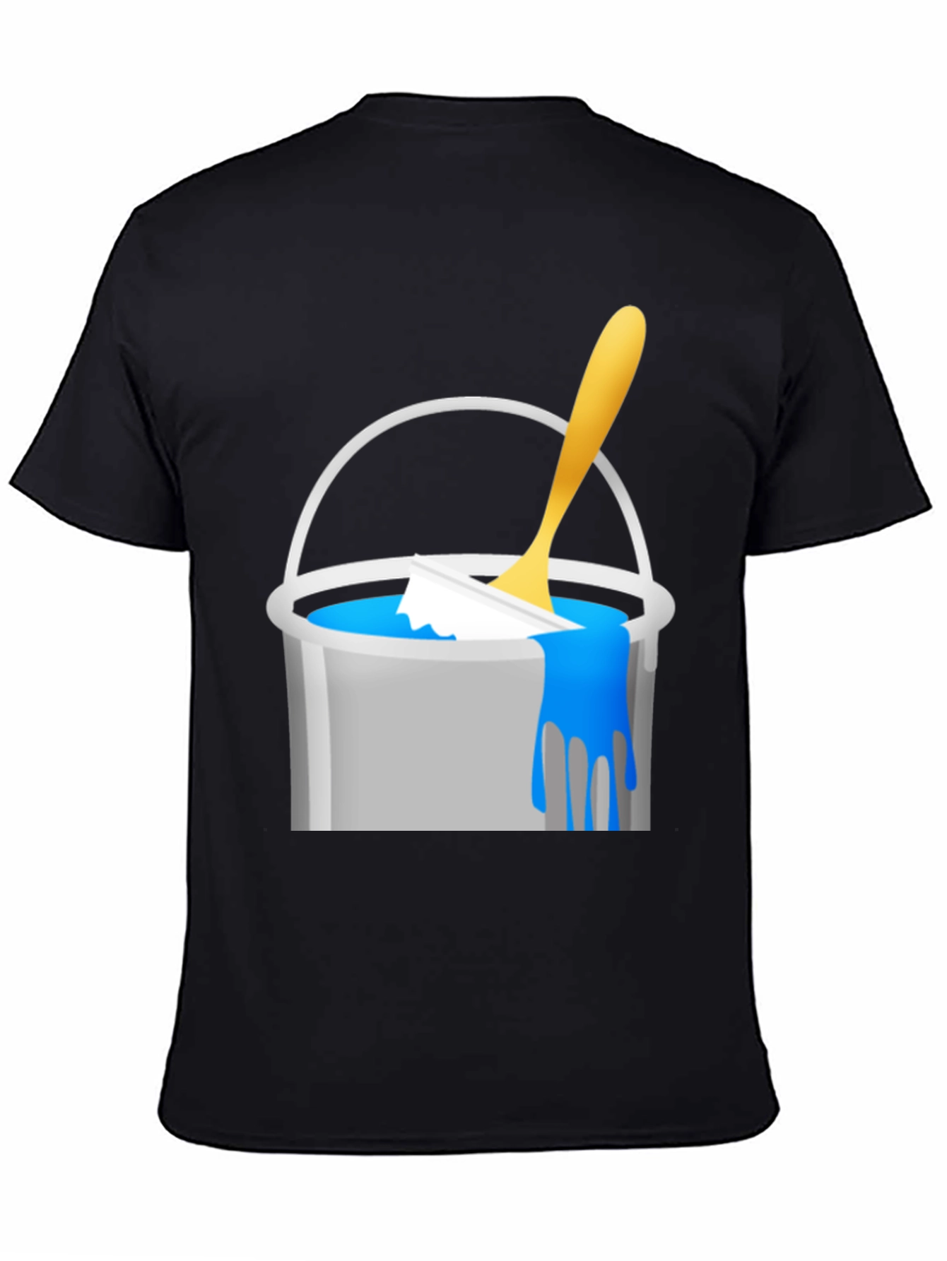 Paint Bucket Graphic Tee - Unique Design Casual Style