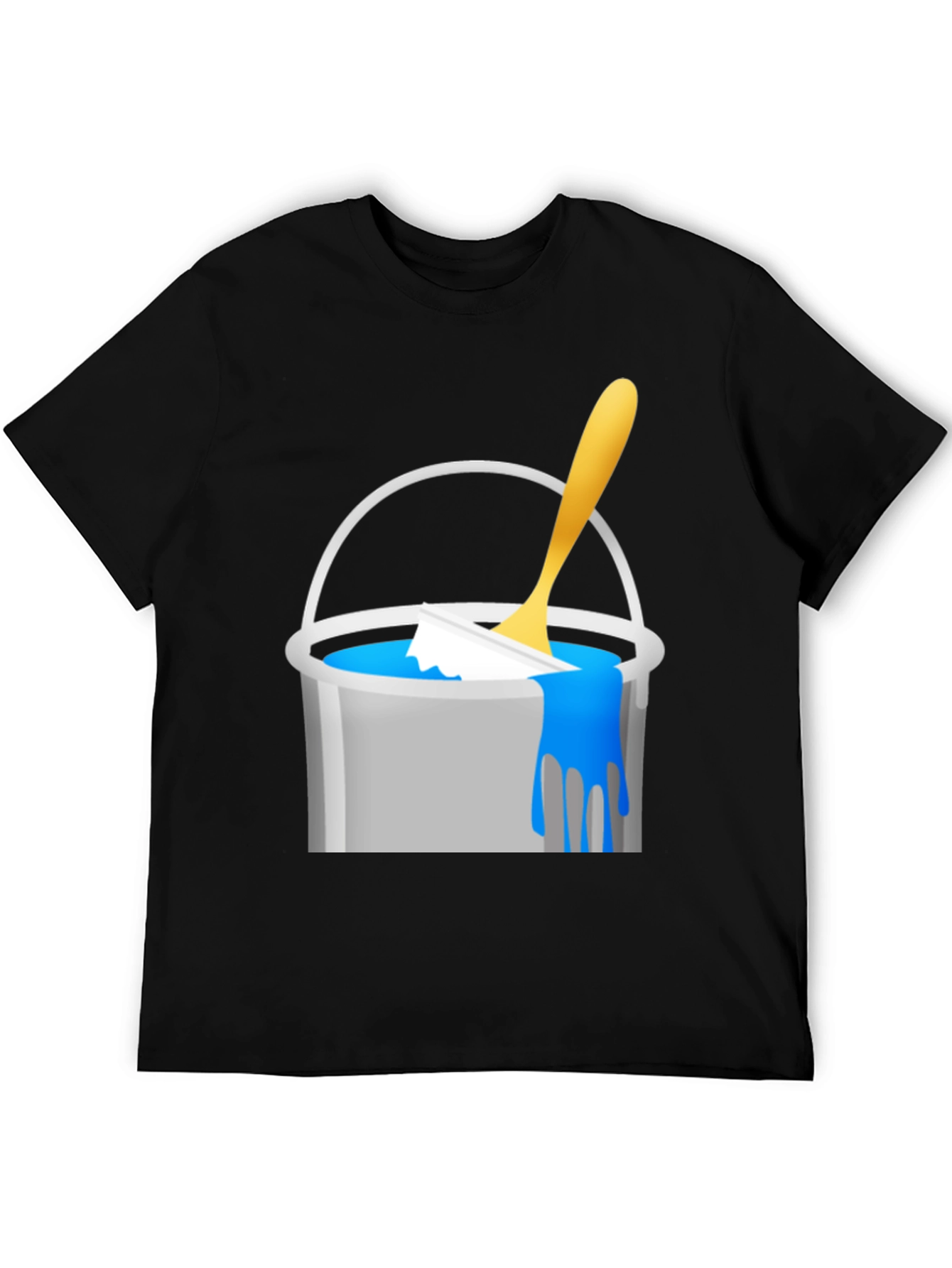 Paint Bucket Graphic Tee - Unique Design Casual Style
