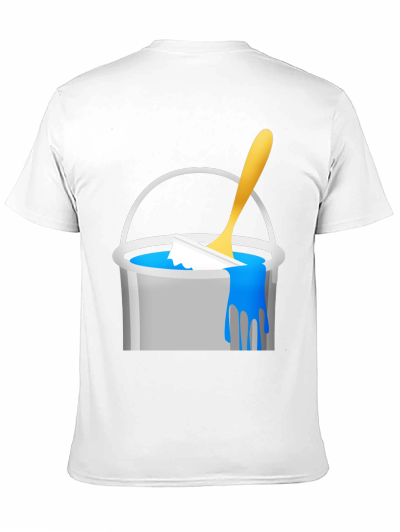 Paint Bucket Graphic Tee - Unique Design Casual Style