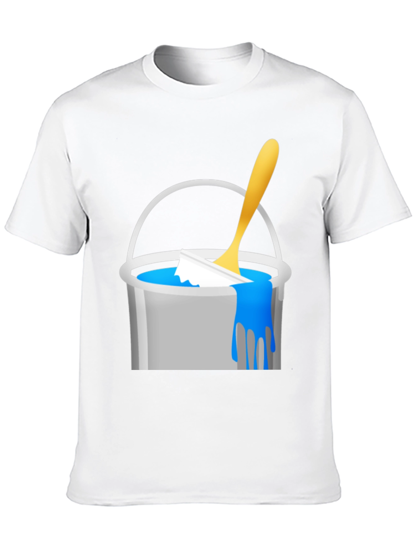 Paint Bucket Graphic Tee - Unique Design Casual Style