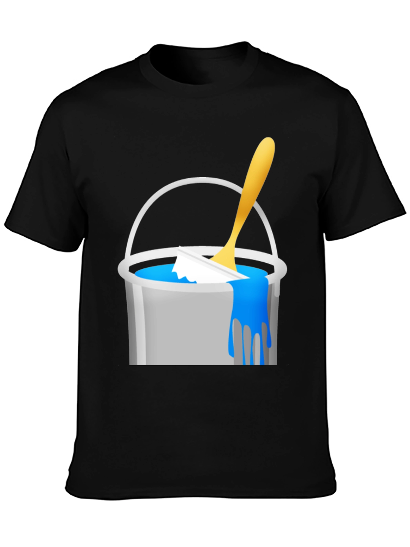 Paint Bucket Graphic Tee - Unique Design Casual Style