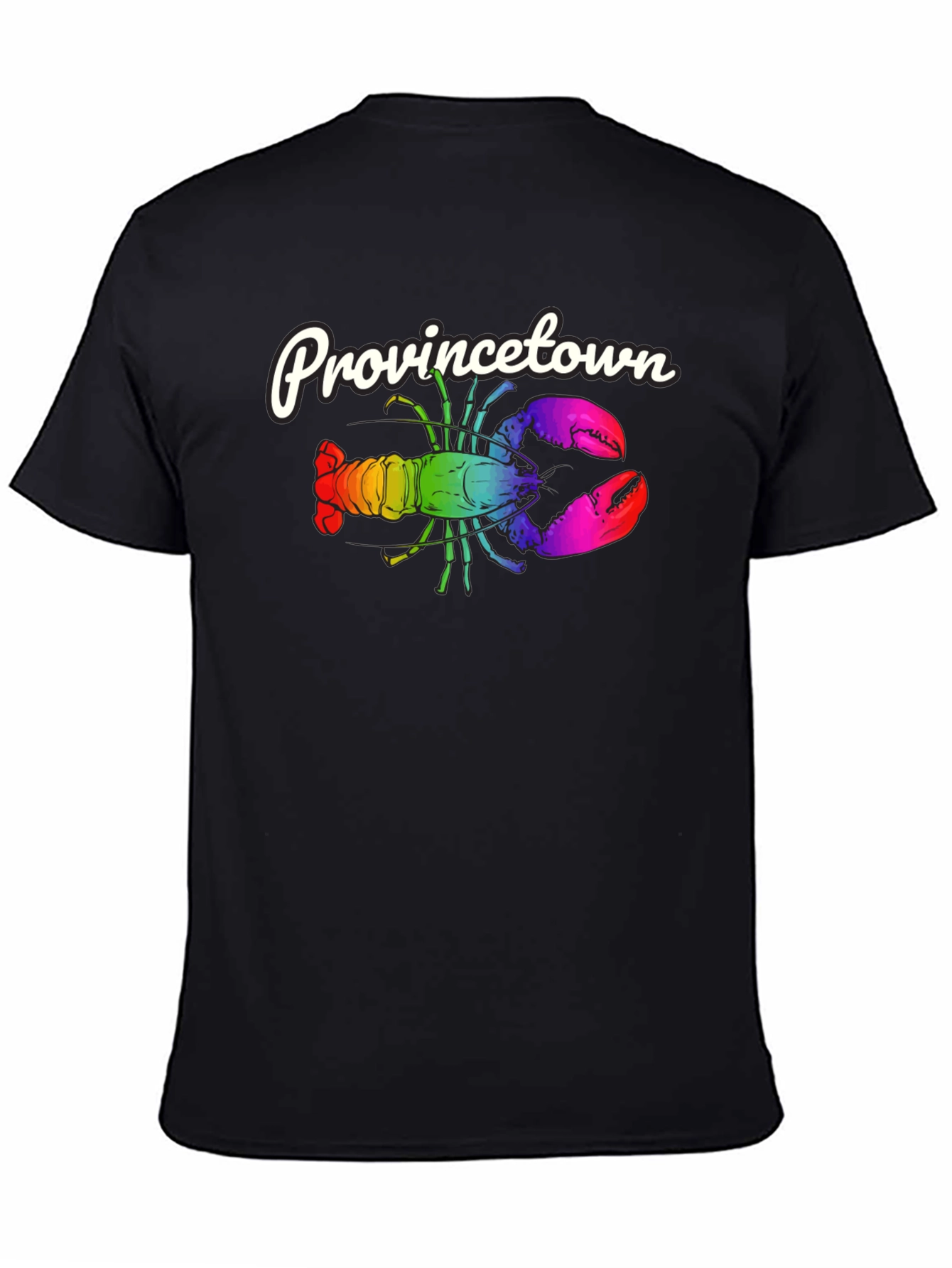 Provincetown Rainbow Lobster Graphic Tee