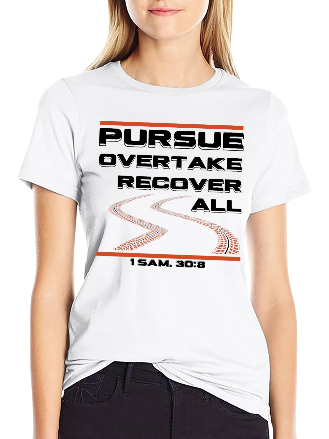 Pursue Overtake Recover All Graphic Tee