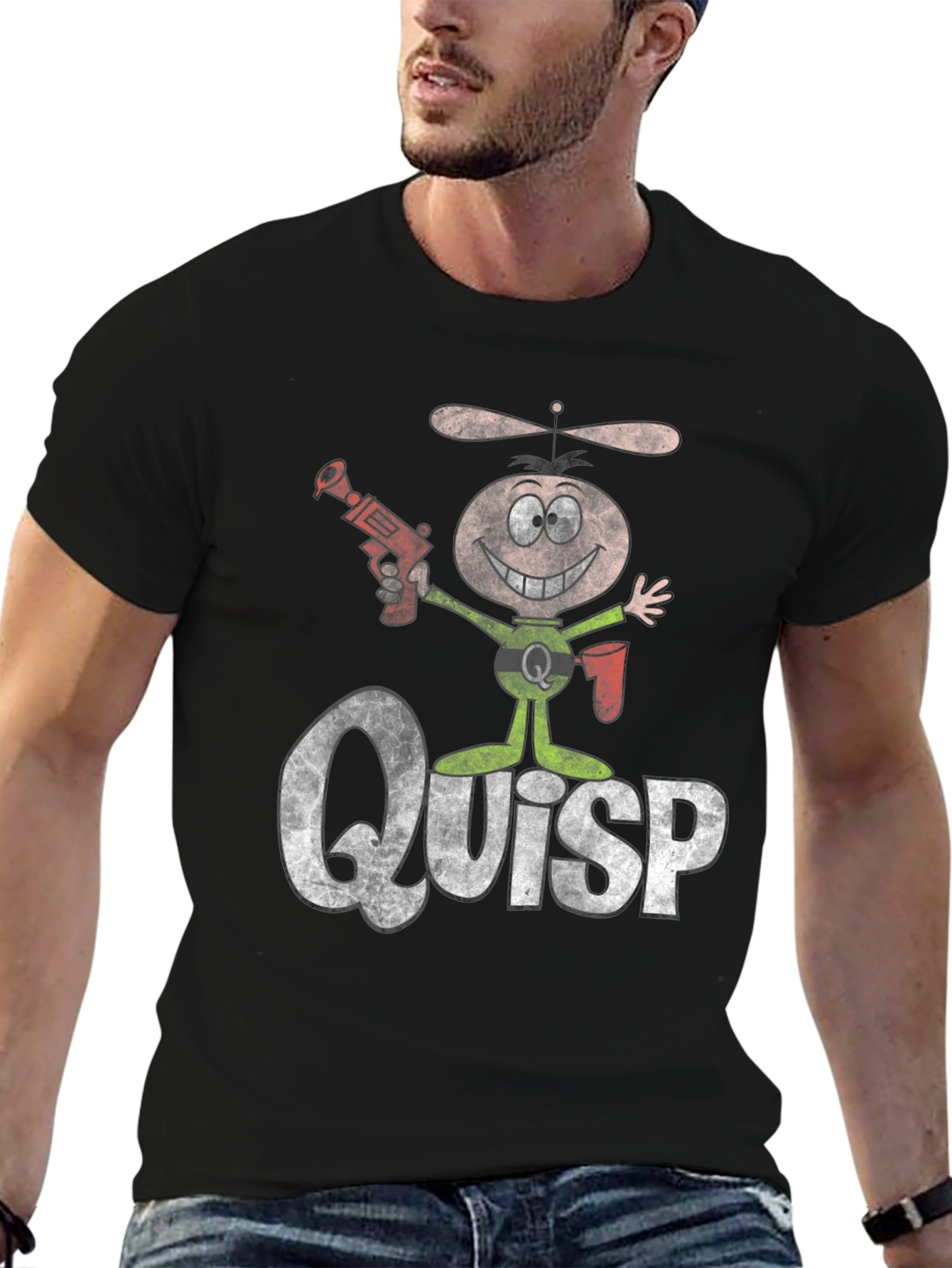 Quisp Character Graphic Tee - Retro Style
