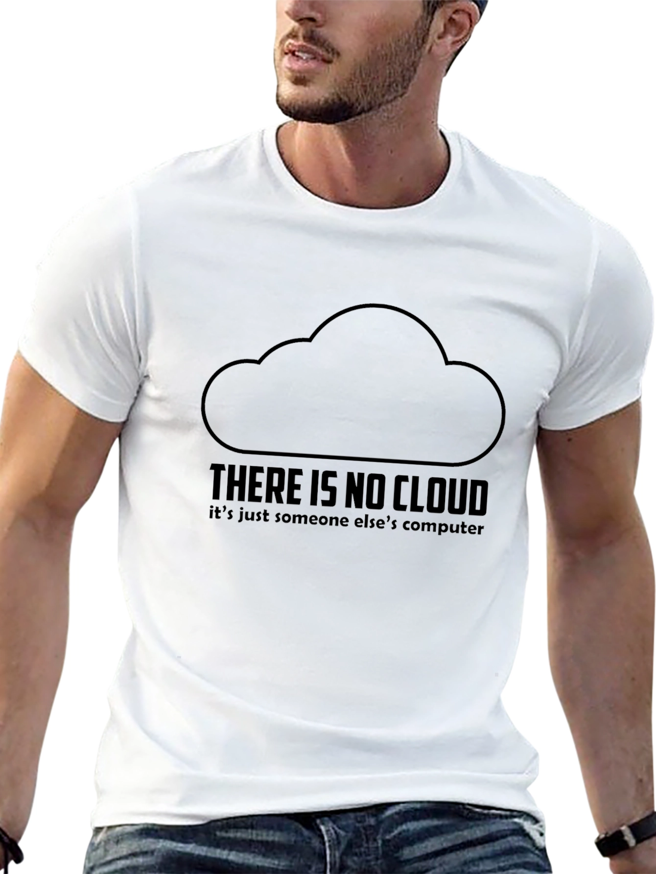 Funny Tech T-Shirt - There is No Cloud