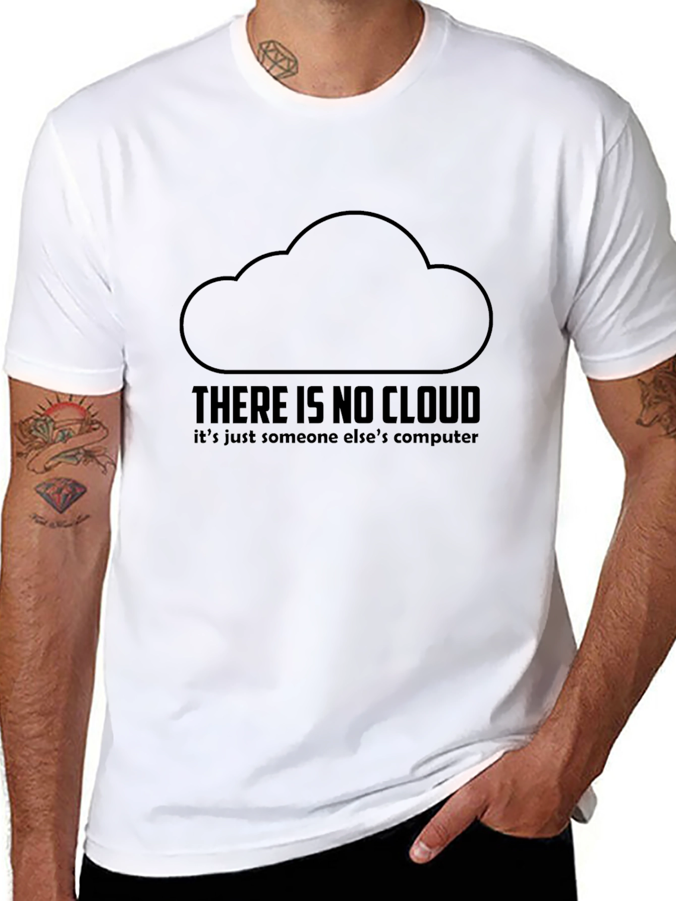 Funny Tech T-Shirt - There is No Cloud