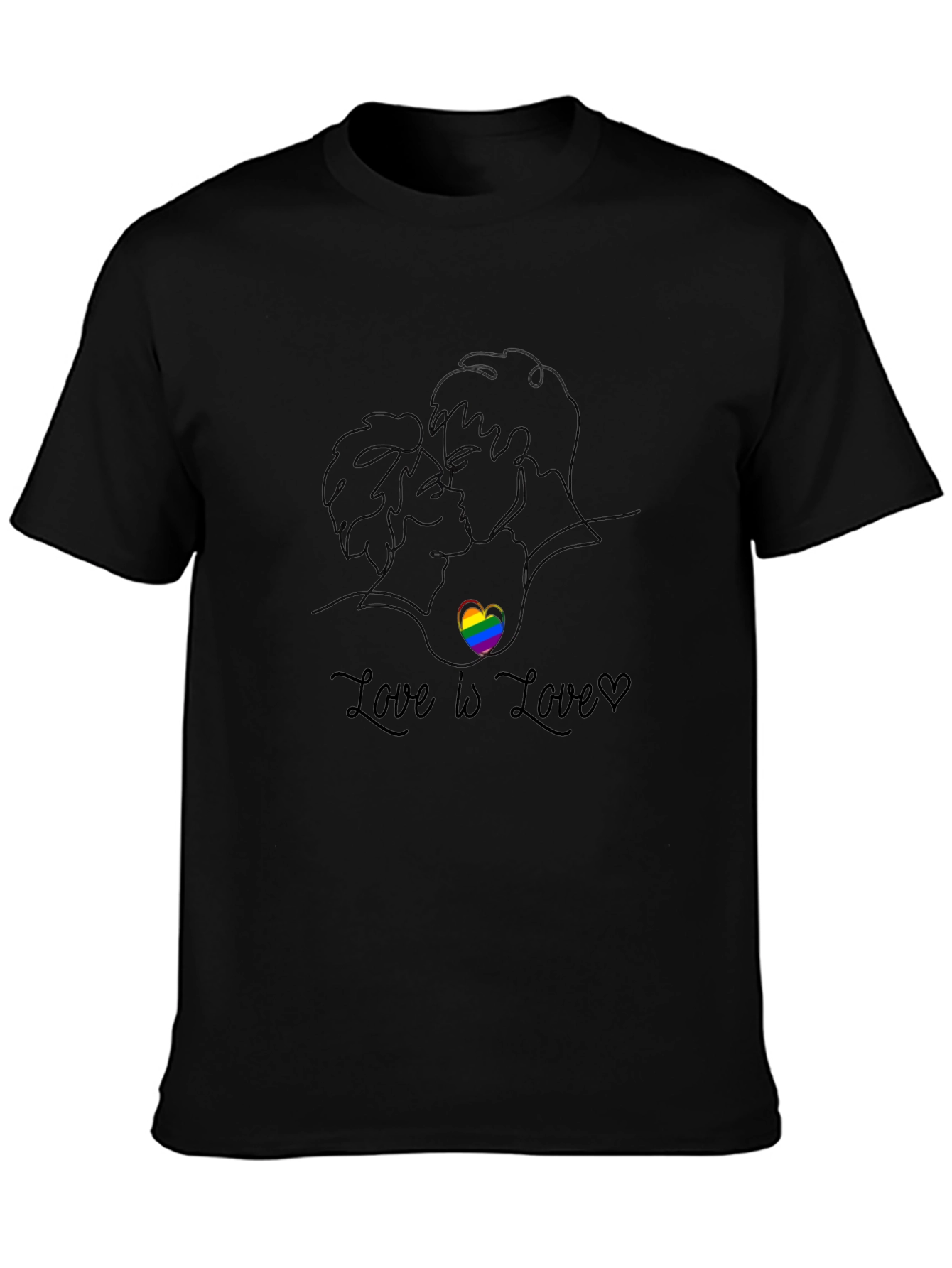 Love is Love Graphic Tee - LGBTQ+ Pride Shirt