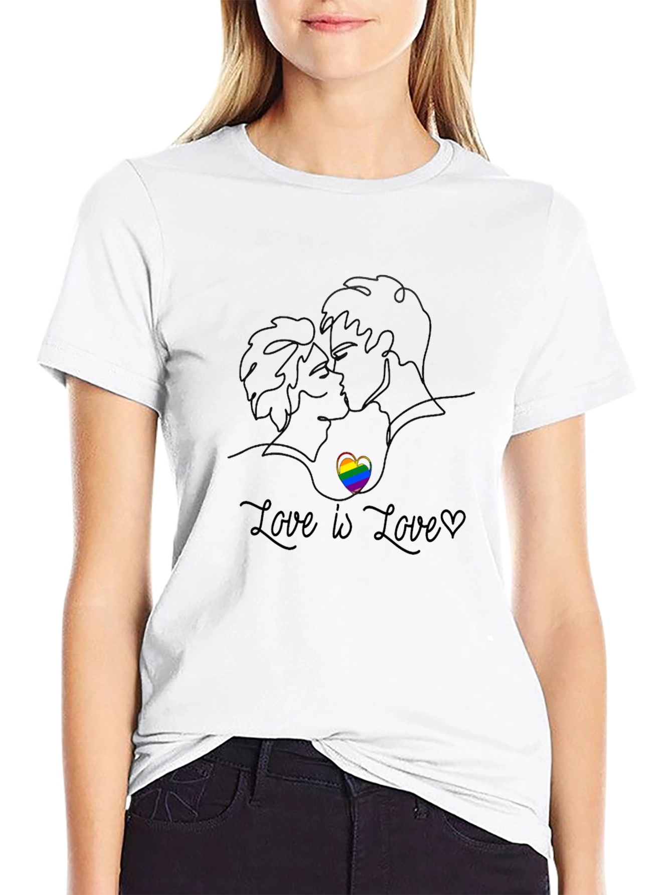Love is Love Graphic Tee - LGBTQ+ Pride Shirt
