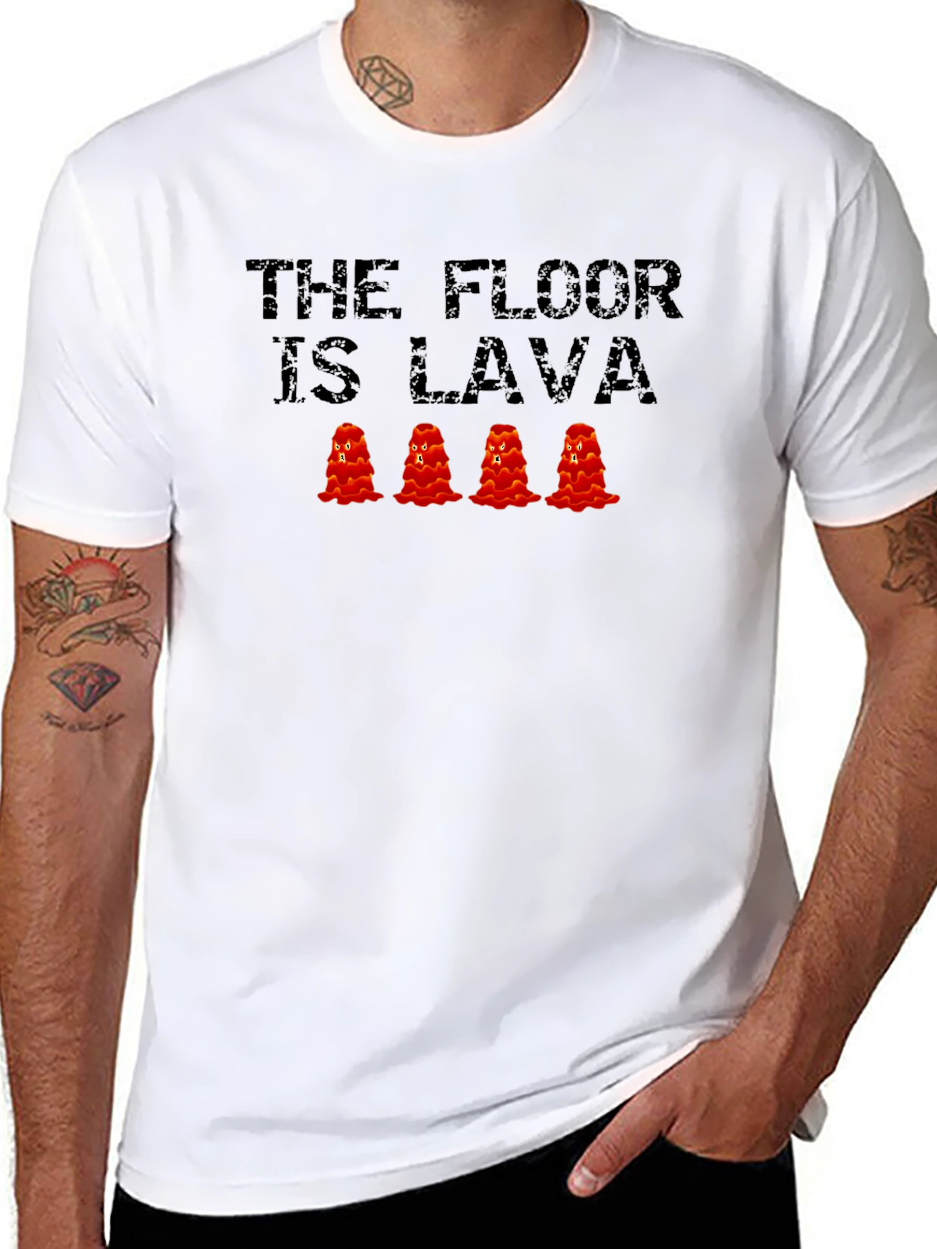 The Floor is Lava Graphic Tee