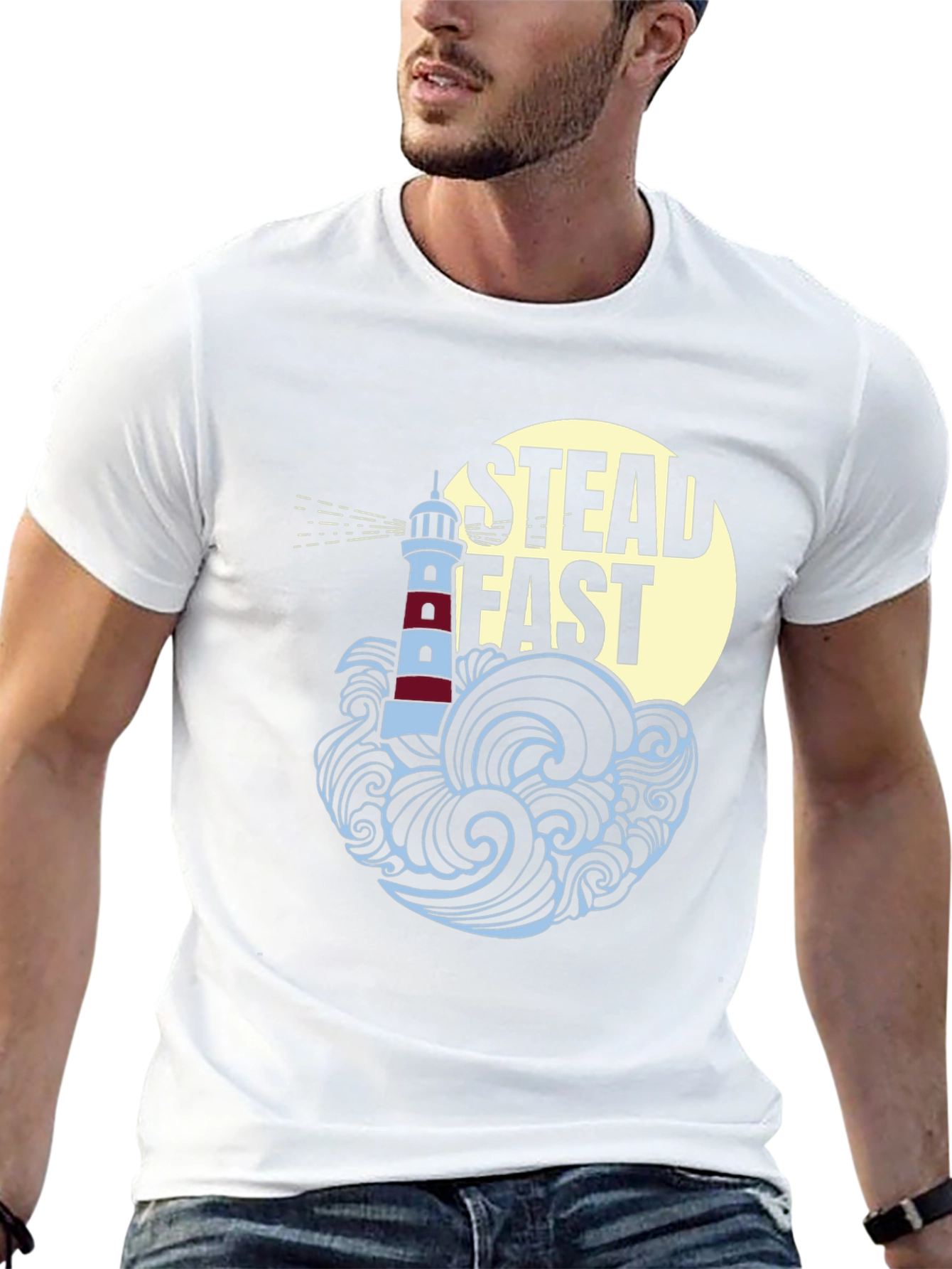 Steadfast Lighthouse Graphic T-Shirt