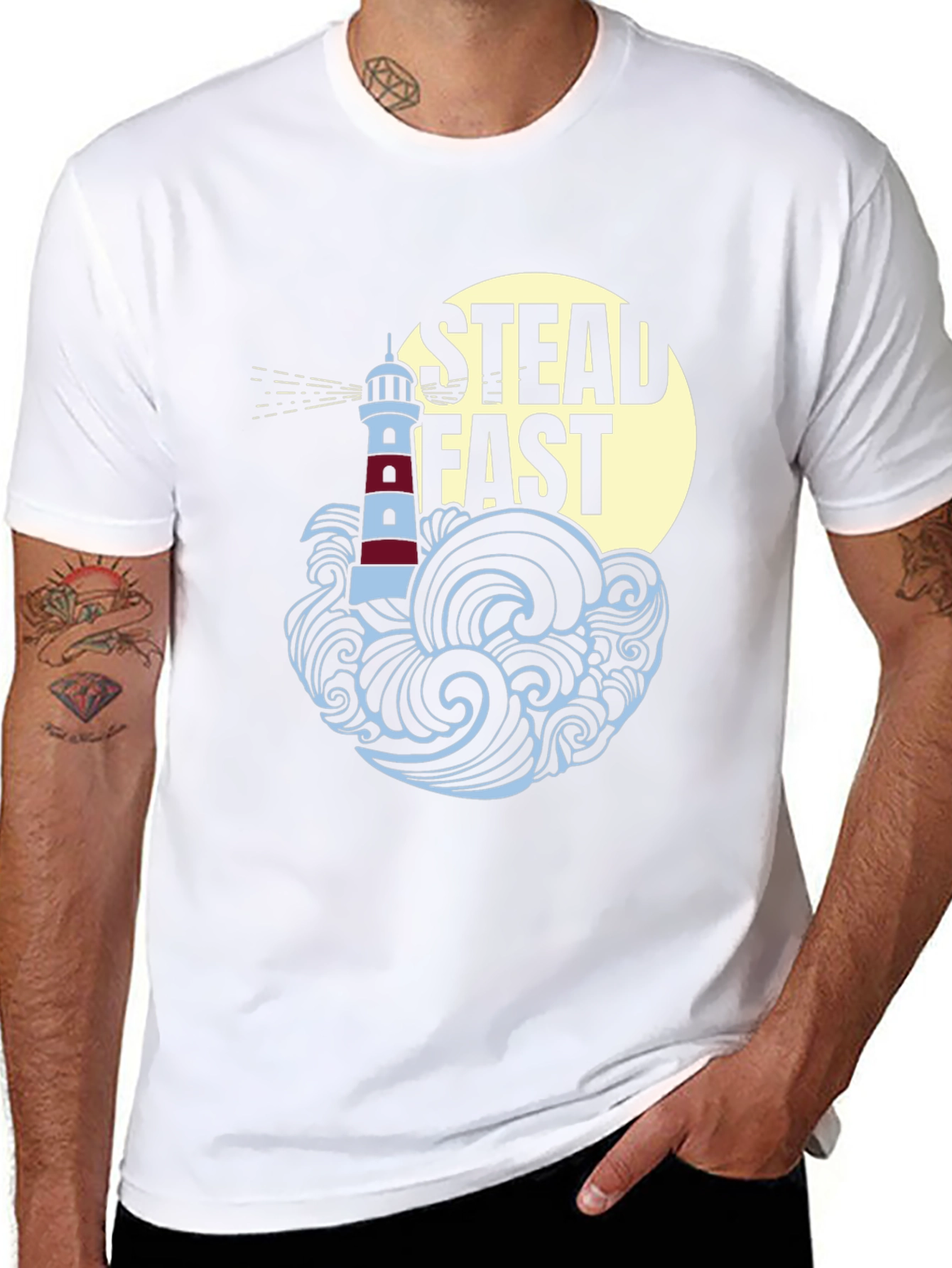 Steadfast Lighthouse Graphic T-Shirt