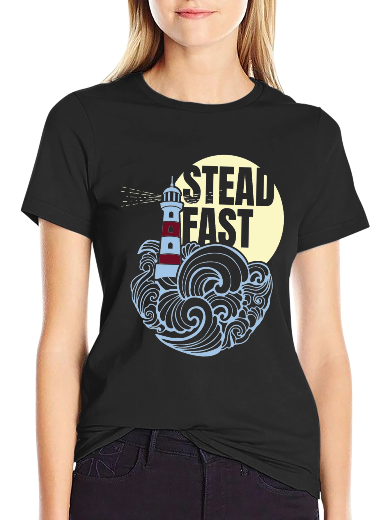 Steadfast Lighthouse Graphic T-Shirt
