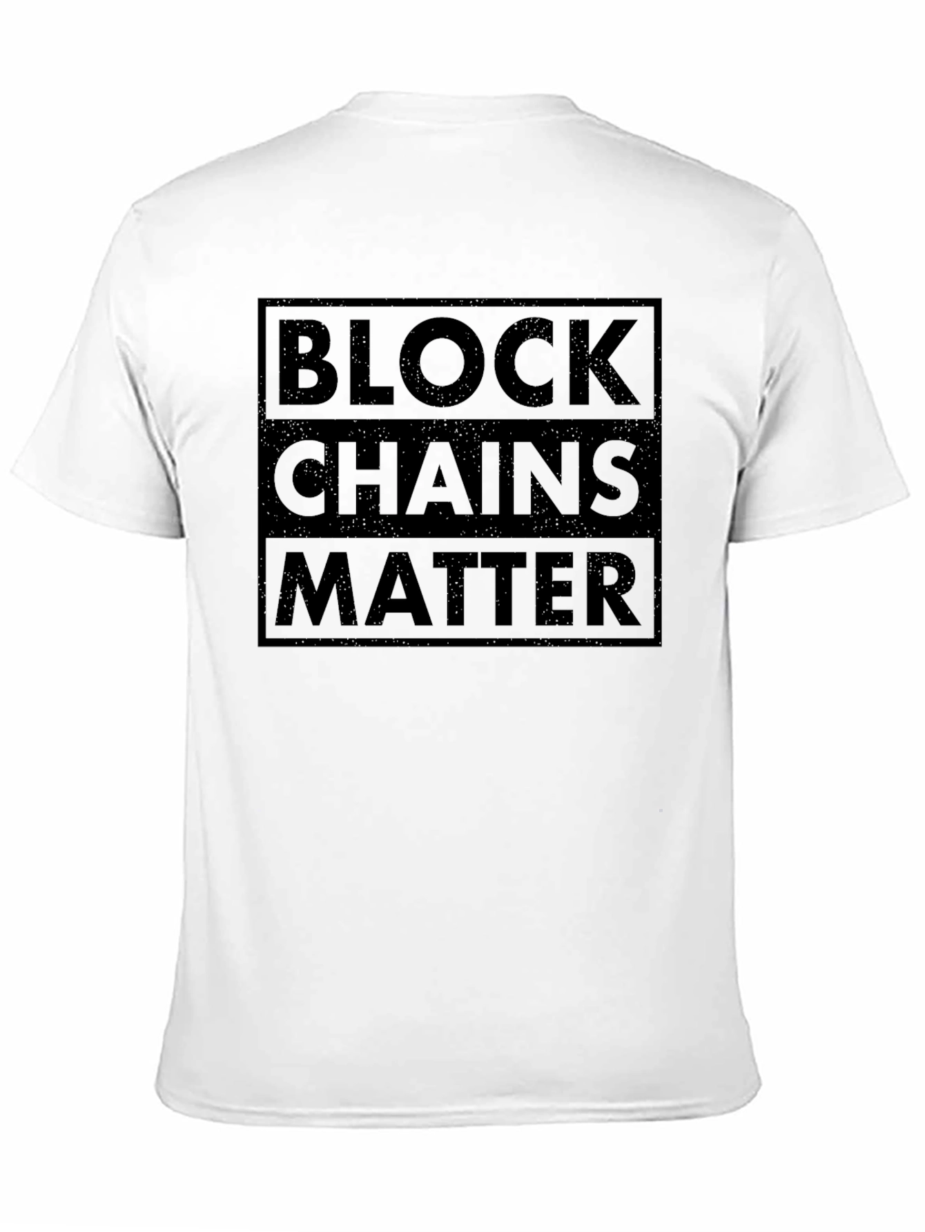 Blockchains Matter Graphic T-Shirt - Black