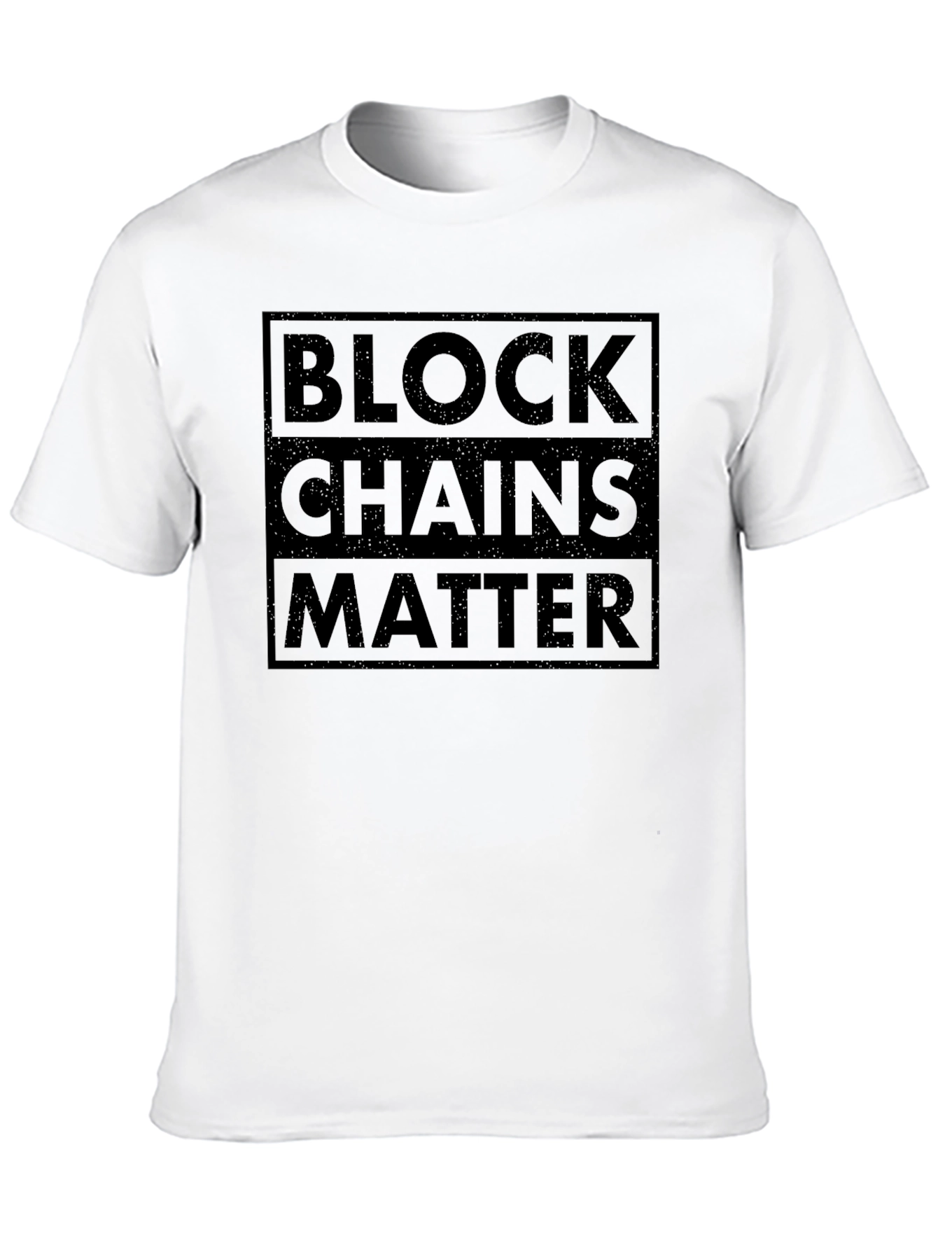 Blockchains Matter Graphic T-Shirt - Black