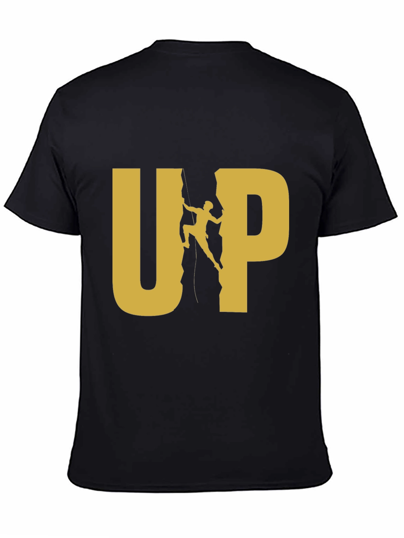 Black UP Rock Climbing Graphic Tee