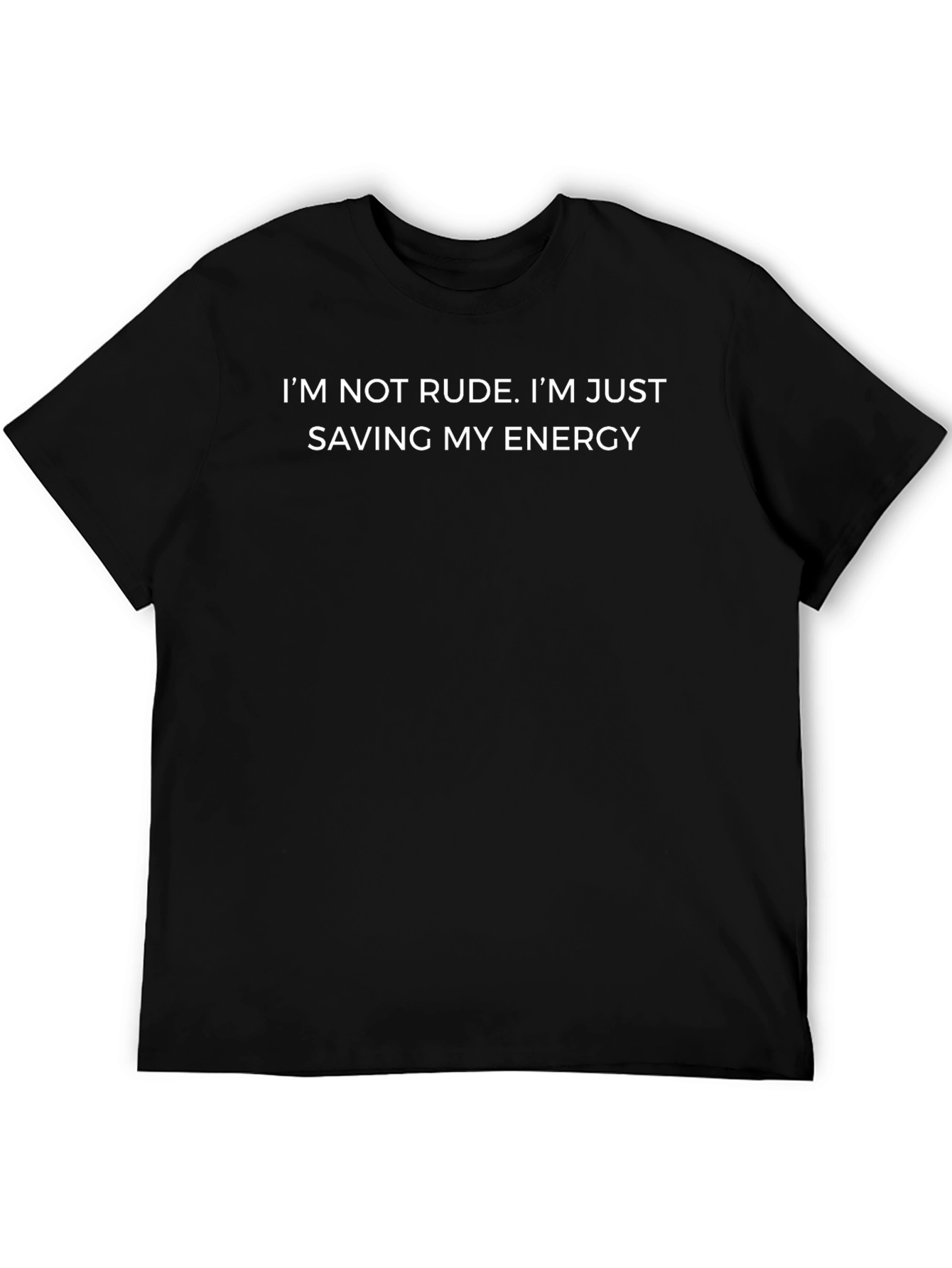 Saving Energy Funny Graphic T-Shirt