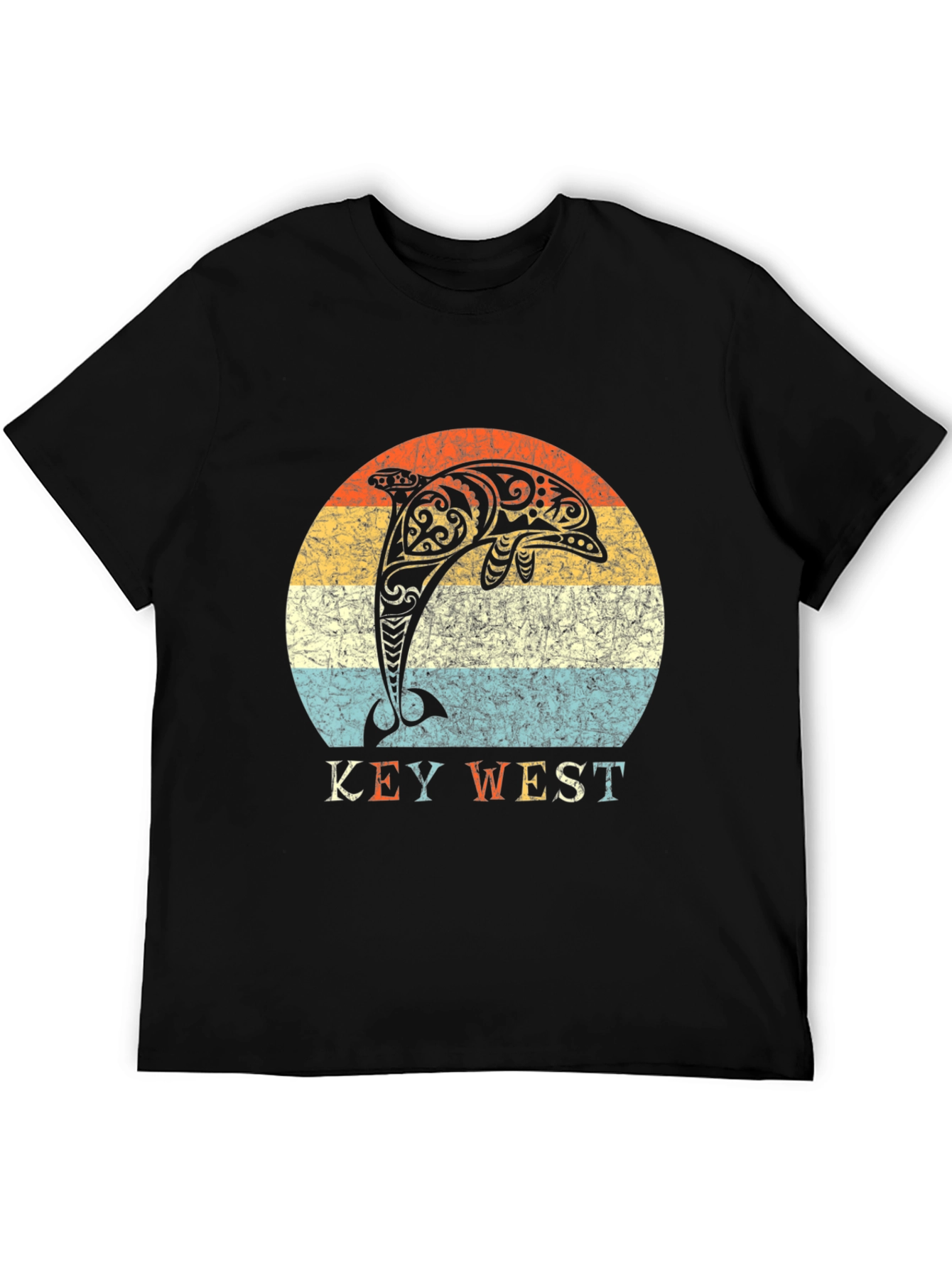 Key West Dolphin Graphic T-Shirt