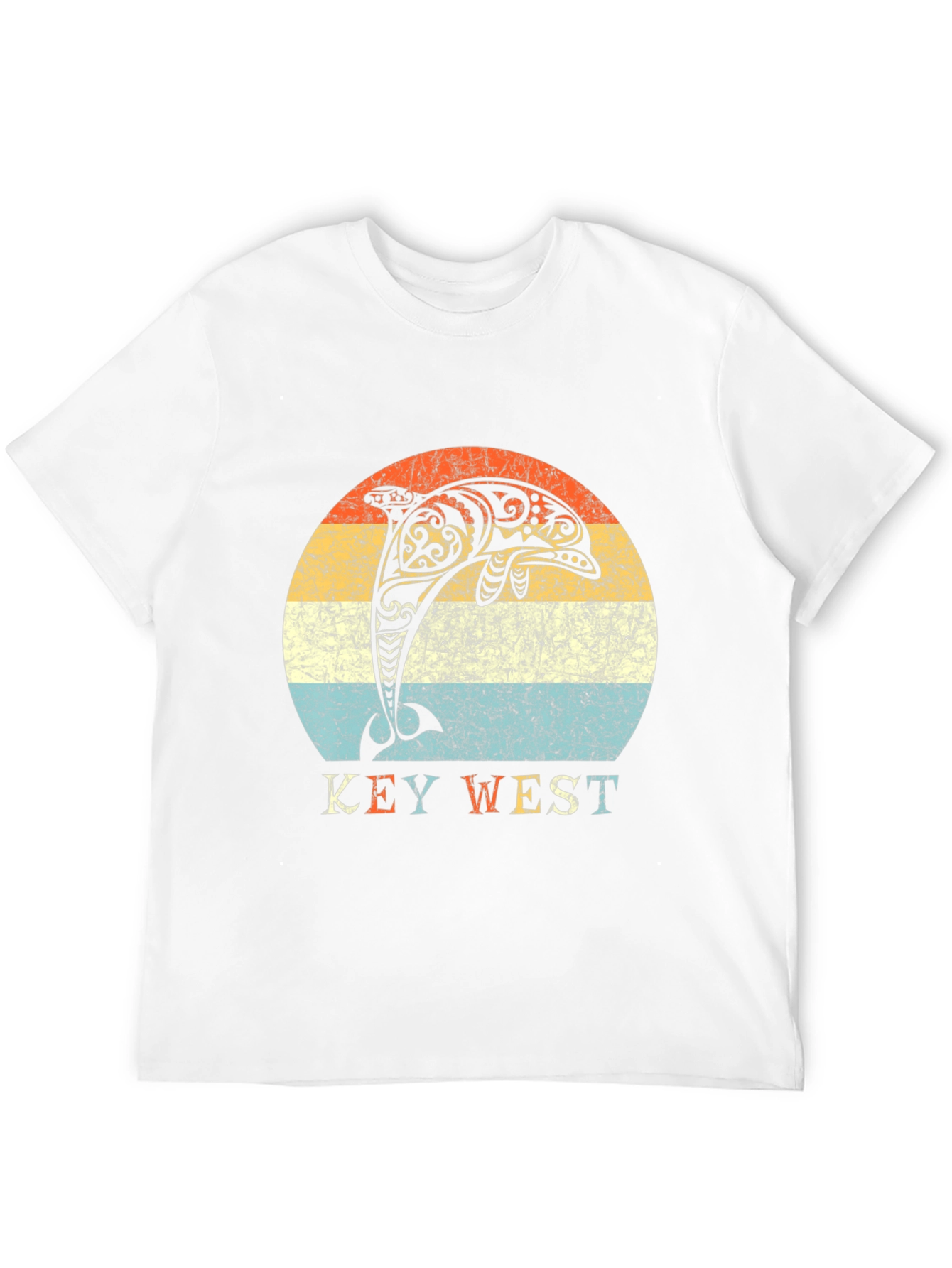 Key West Dolphin Graphic T-Shirt