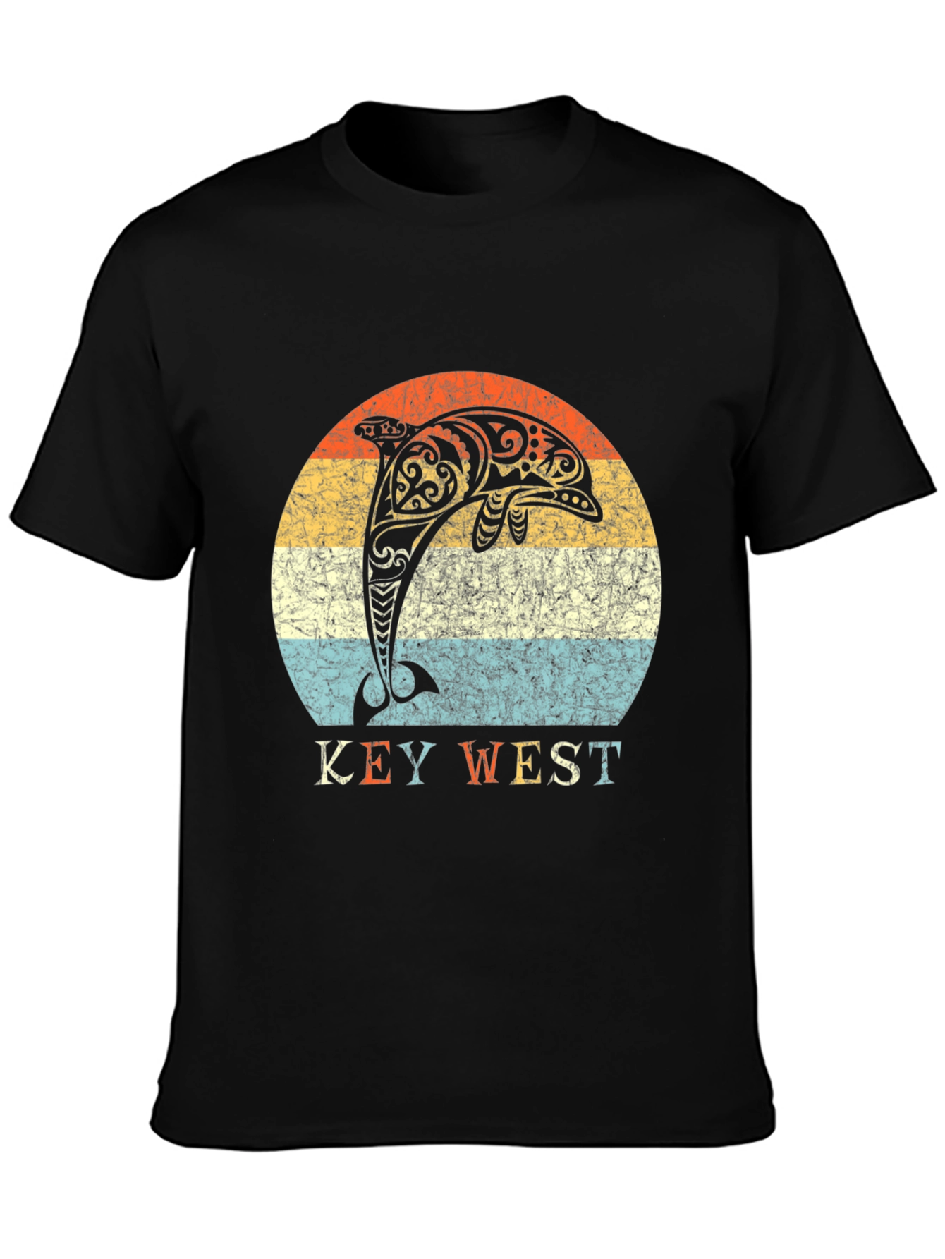 Key West Dolphin Graphic T-Shirt