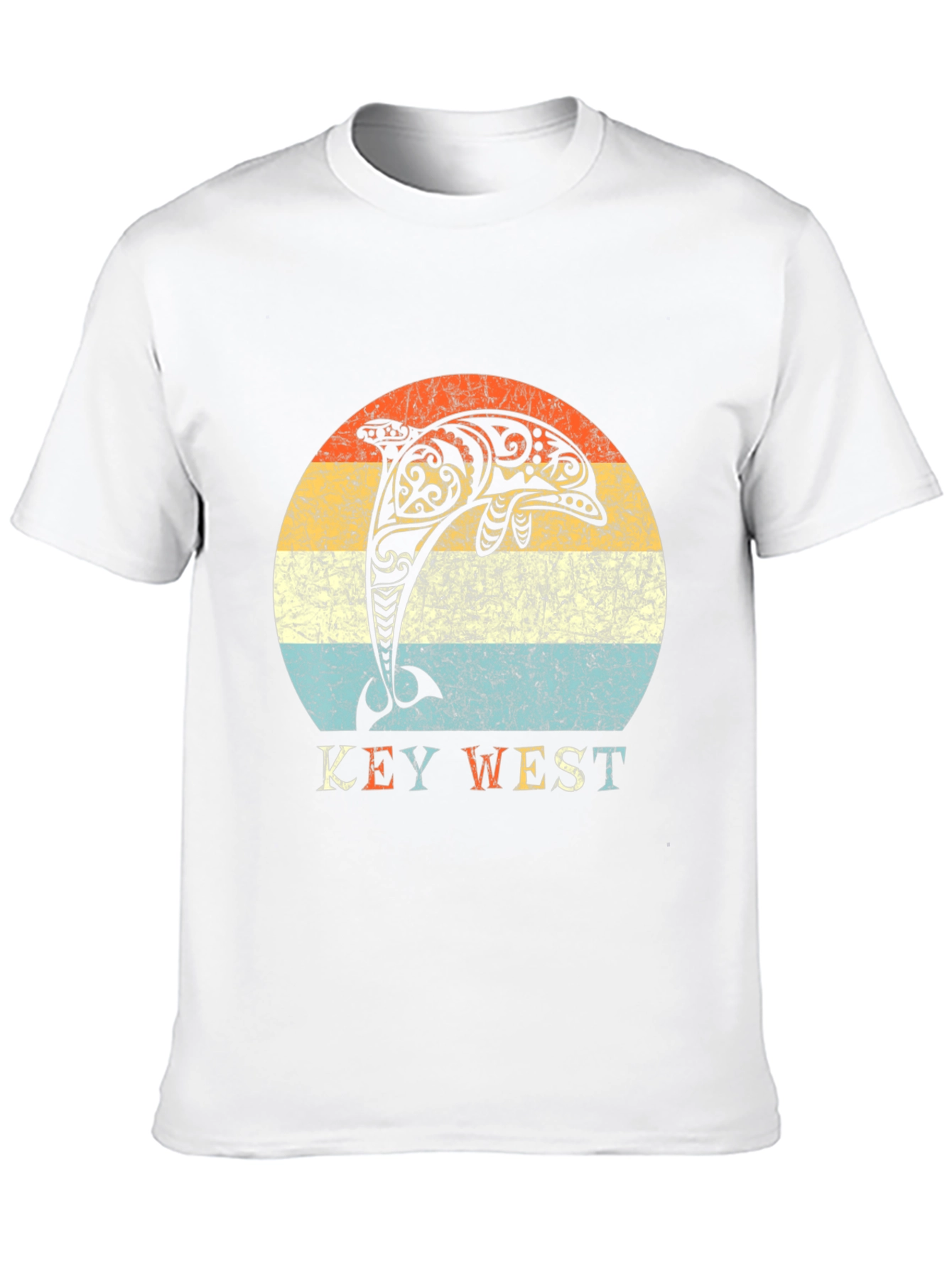 Key West Dolphin Graphic T-Shirt