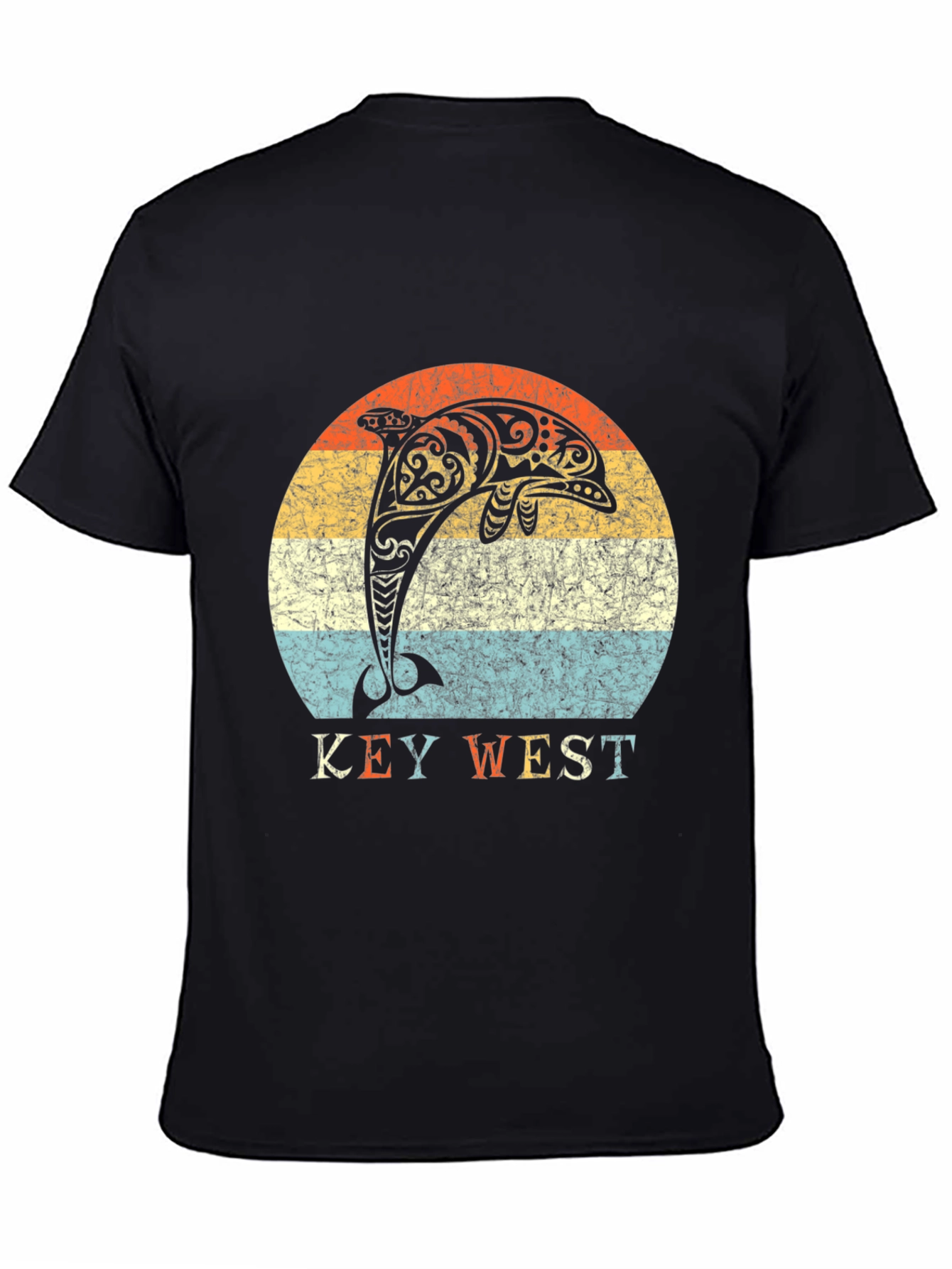 Key West Dolphin Graphic T-Shirt