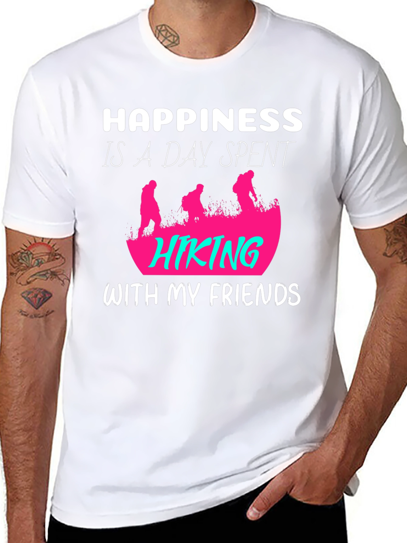 Happiness Hiking Friends T-Shirt