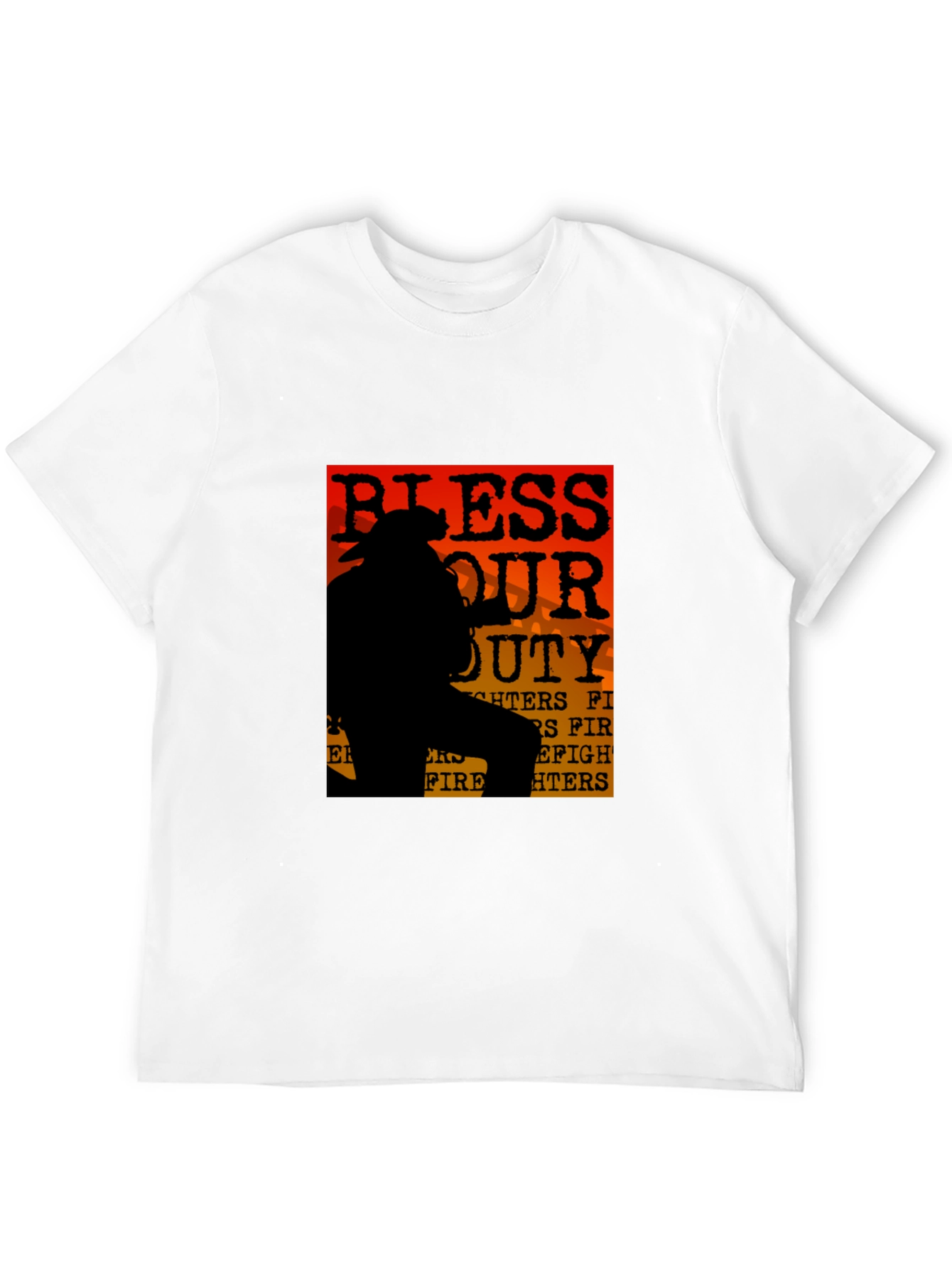 Bless Our Duty Firefighter T-Shirt