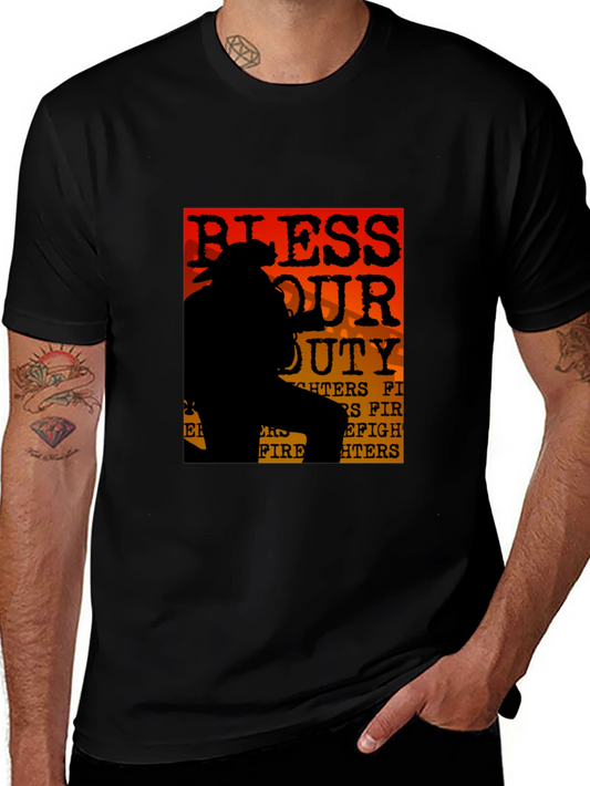 Bless Our Duty Firefighter T-Shirt
