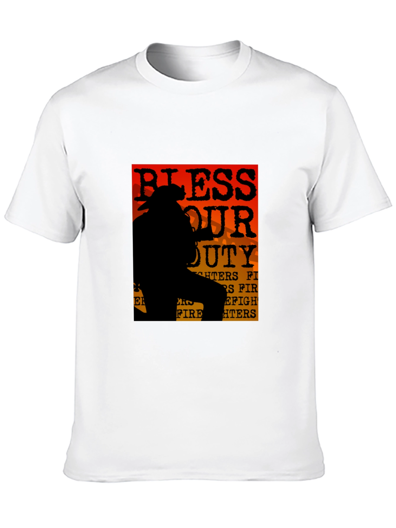 Bless Our Duty Firefighter T-Shirt