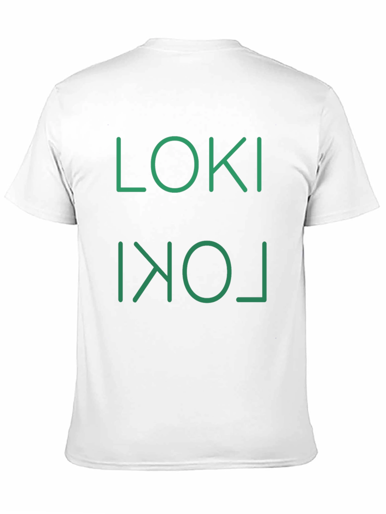 Loki Inverted Logo Black Graphic T-Shirt