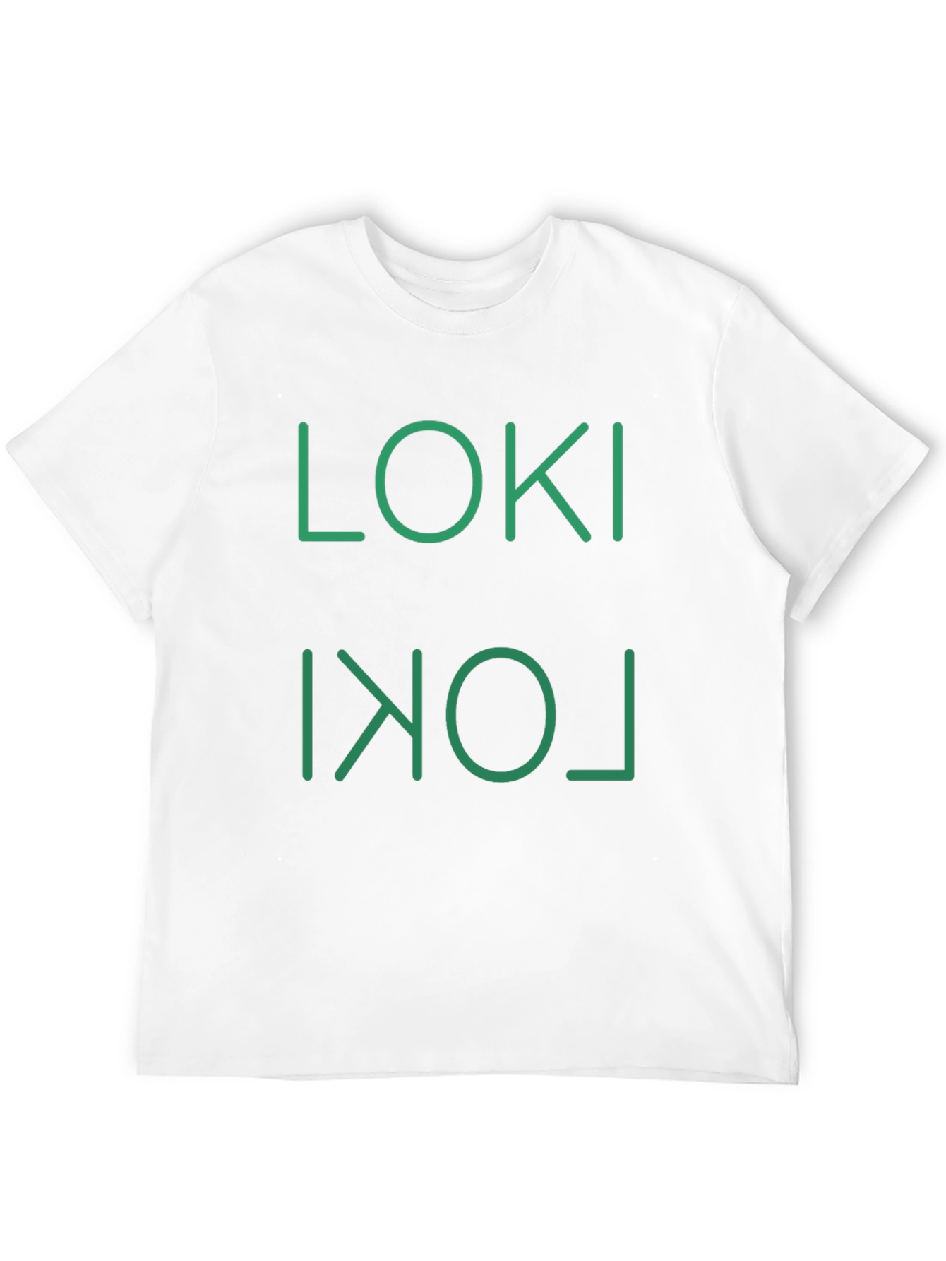 Loki Inverted Logo Black Graphic T-Shirt