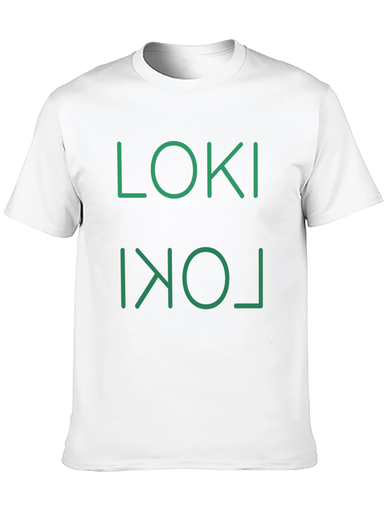 Loki Inverted Logo Black Graphic T-Shirt