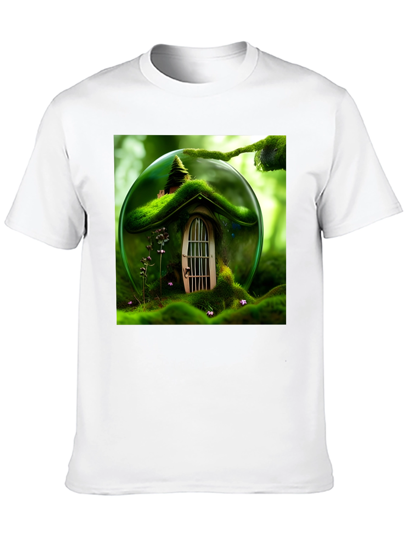 Enchanted Forest House Graphic T-Shirt
