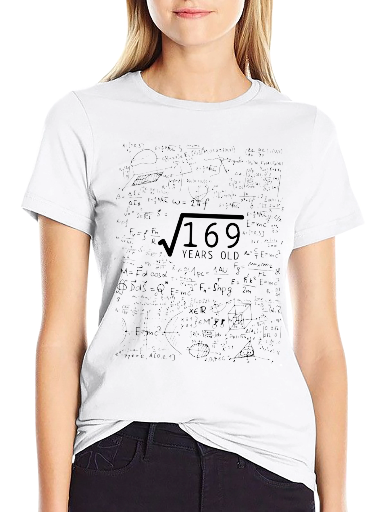 Funny Math 13th Birthday T-Shirt for Teenagers