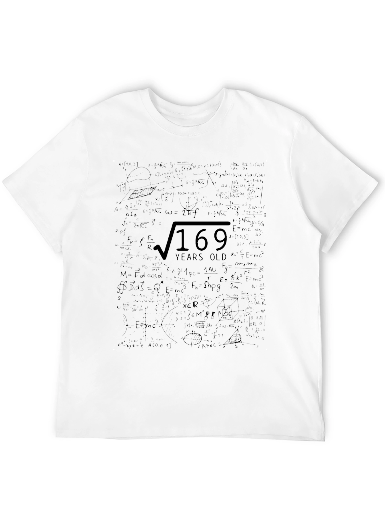 Funny Math 13th Birthday T-Shirt for Teenagers